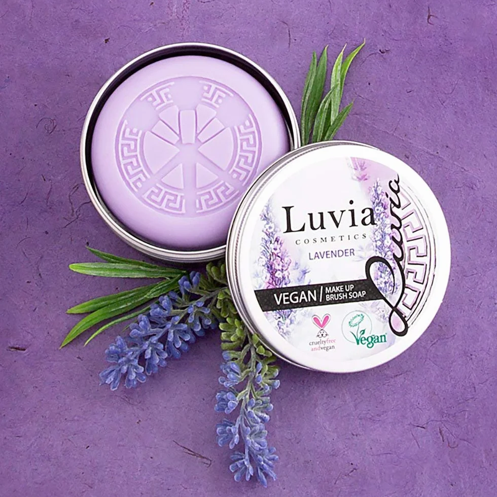Luvia Nettoyant pour pinceaux de maquillage Savon 100 g XXL