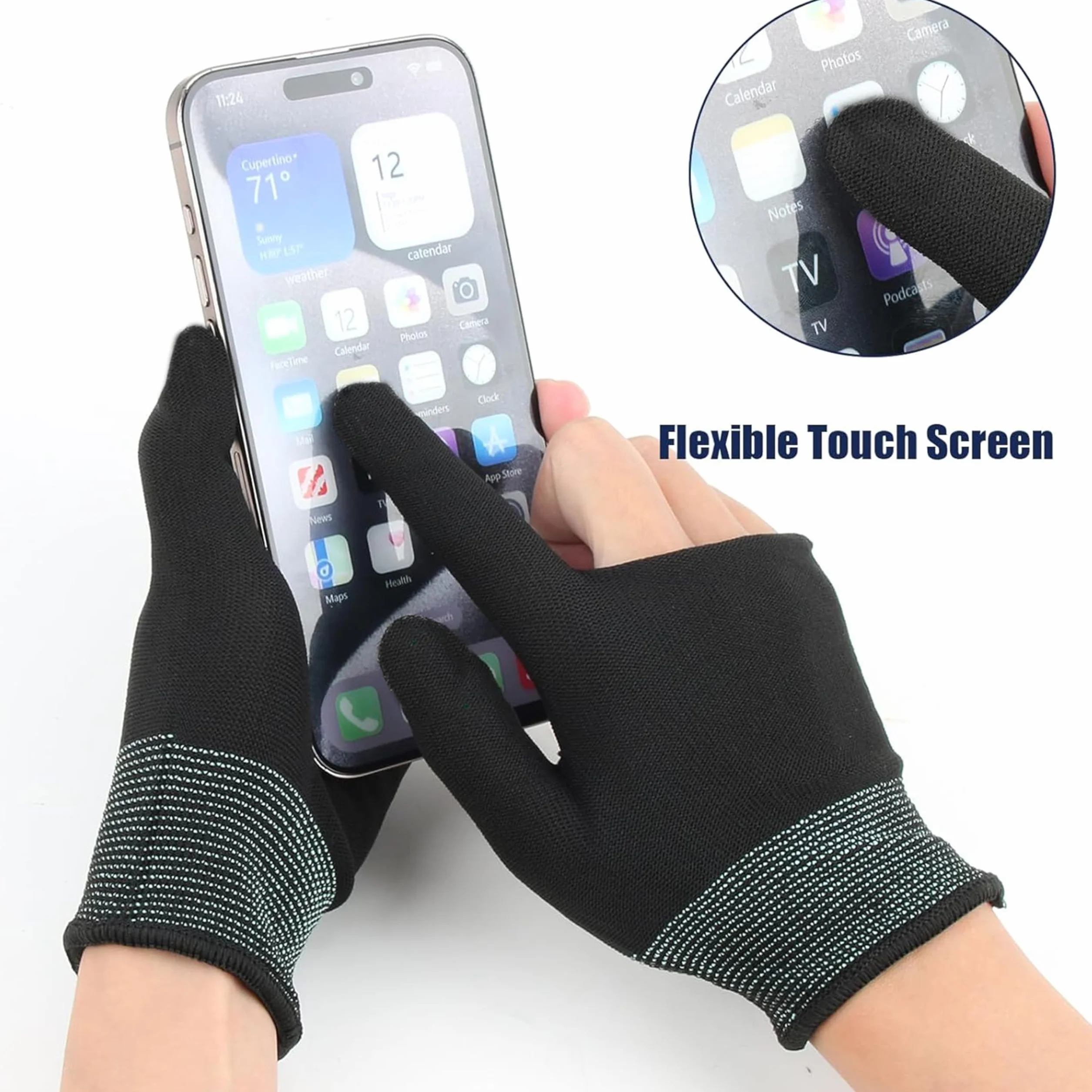 Gants de Protection Contre la Chaleur Professionnels Anti-Chaleur 2 Pièces