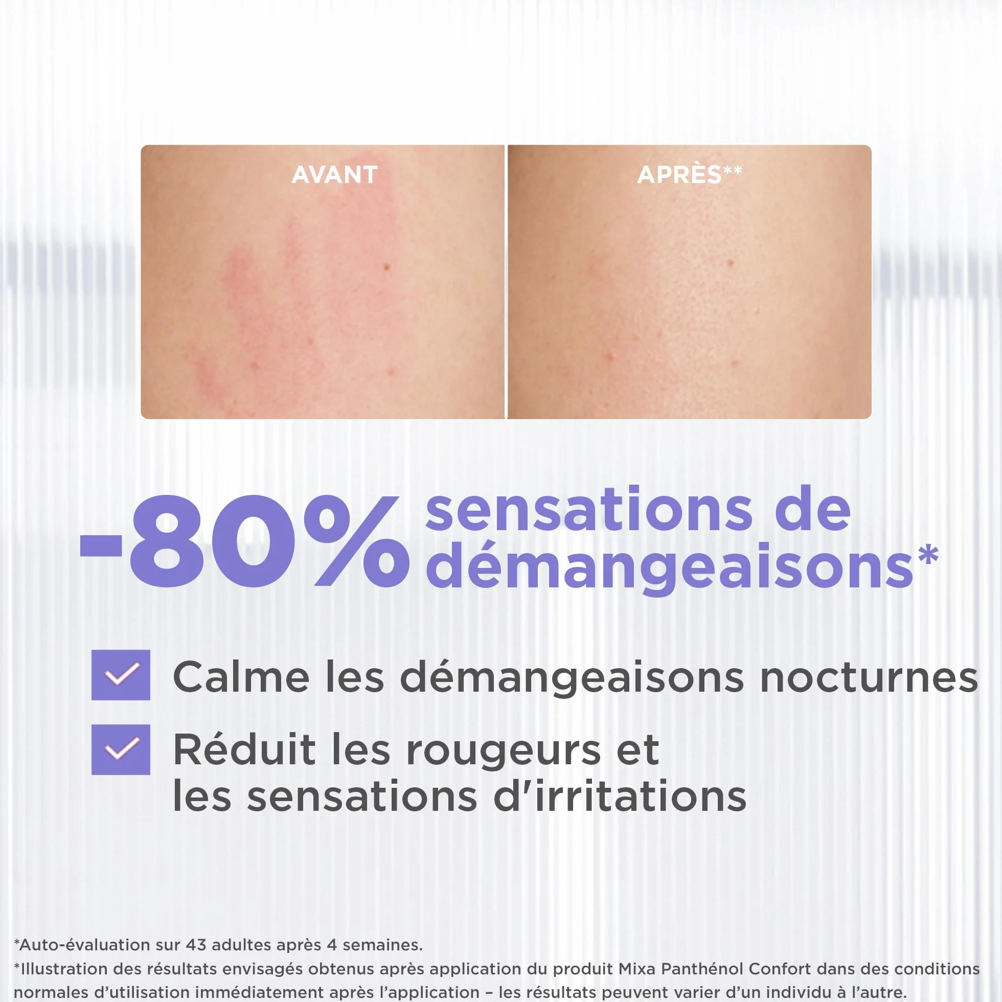 Mixa Crème Panthénol Confort Anti-Démangeaisons Peaux Très Sèches Hypoallergénique Sans Parfum 400ml