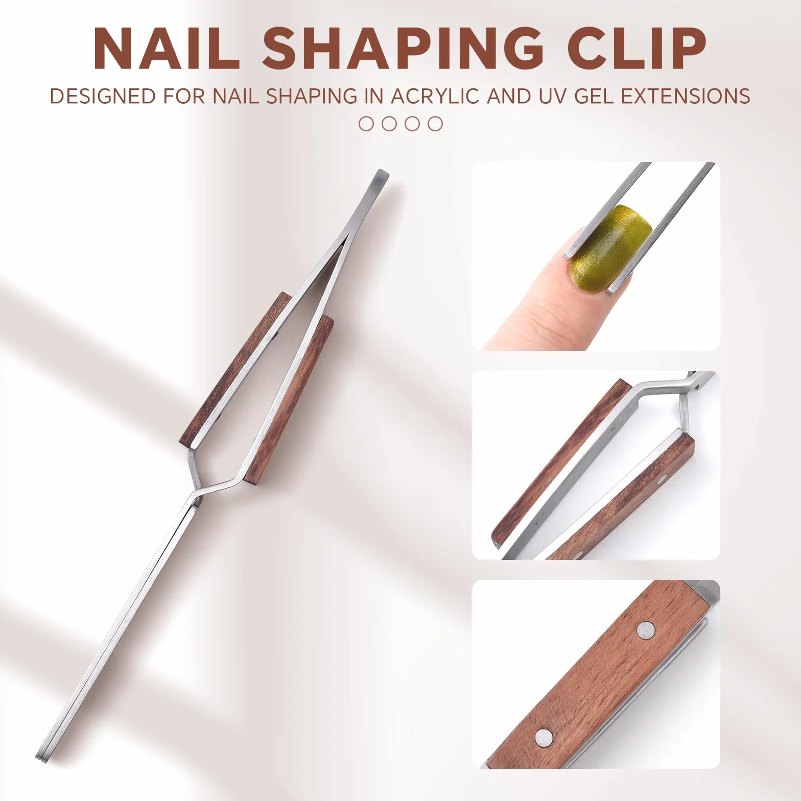 KADS Pince à Ongles Nail Art Acrylique UV Gel Sculpture Multifonction