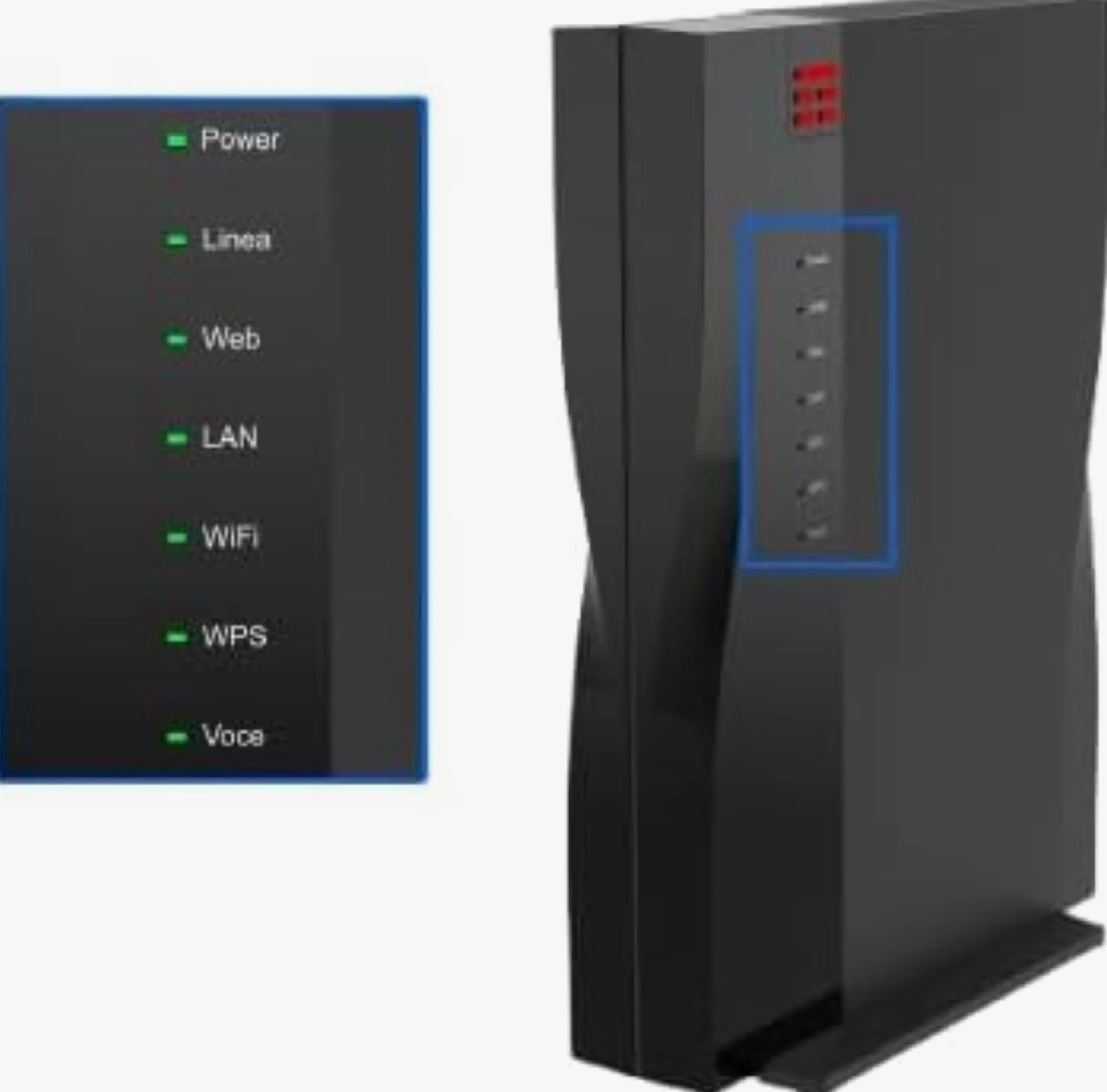 T I M HUB Pro Modem Routeur Wi-Fi 7 FTTH Fibre Optique 2,5 Gbps ZXHN F6745M | Fibre FTTH uniquement, non FTTC, EasyMesh 2,4/5 GHz, WAN 2,5 G LAN 1G, 2 ports FXS téléphone