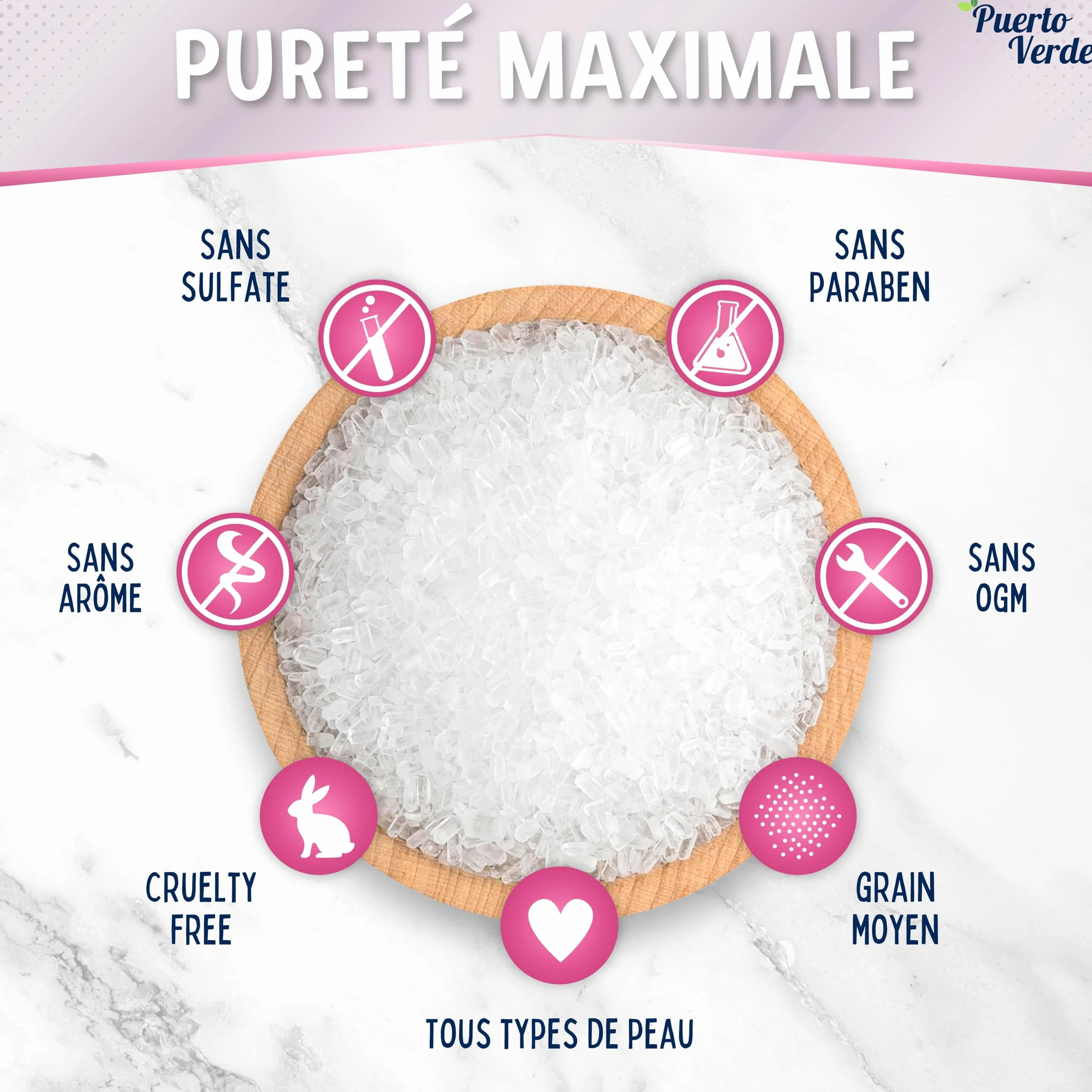 Sel d'Epsom Pur 3 kg - Source Concentrée de Magnésium pour Relaxation Musculaire et Soulagement du Stress