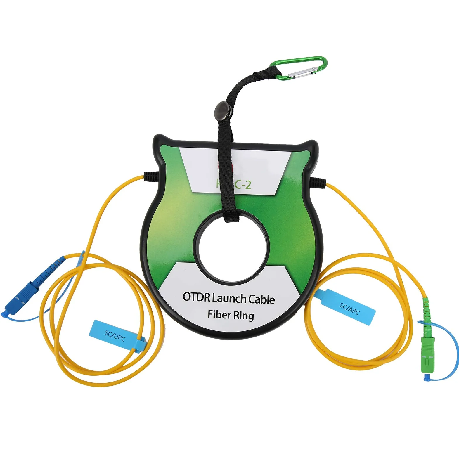 Câble de lancement de fibre OTDR 1 km, connecteur monomode 9/125 OS2 SC | Les connecteurs SC, 9/125 OS2, éliminent les zones mortes pour des tests précis.