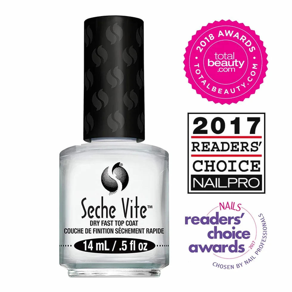 Seche Vite Dry Fast Top Coat 0.5oz 2 Pack