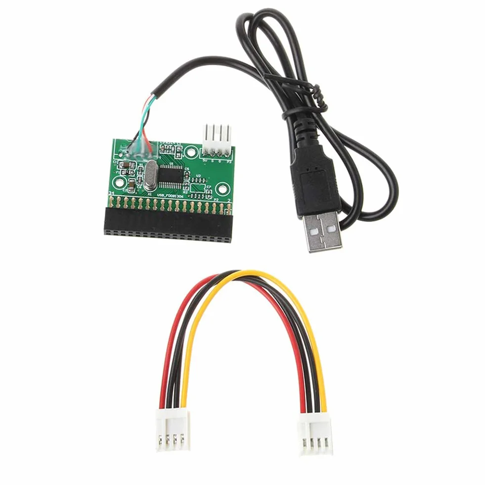 Adaptateur connecteur lecteur disquette 34 broches vers USB 1,44 Mo 8,9 cm