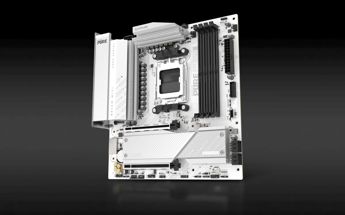 SAPPHIRE Carte mère AMD AM5 MATX Pure B850M WiFi 52123-02-40G