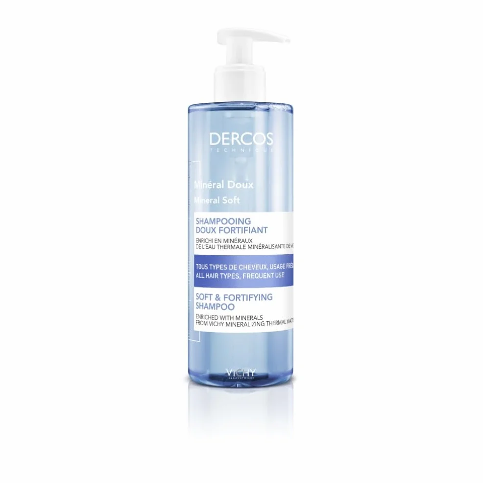 Vichy Dercos Minéral Doux Shampooing Doux Fortifiant 400ml