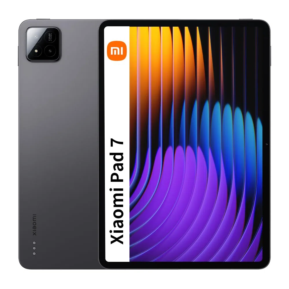XIAOMI Pad 7, 8 Go + 256 Go, 11,2 Pouces, 13 MP, résolution 2136 x 3200, capacité de la Batterie 8850 mAh, Noir, avec Chargeur