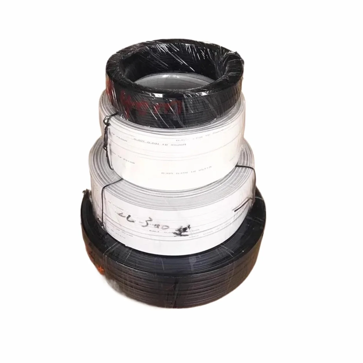 CHAOMIN Câble de raccordement intérieur à fibre optique monomode - 50 m, 1/2/4 noyaux, 2 noyaux en acier, sans connecteur(White,2 Cores)