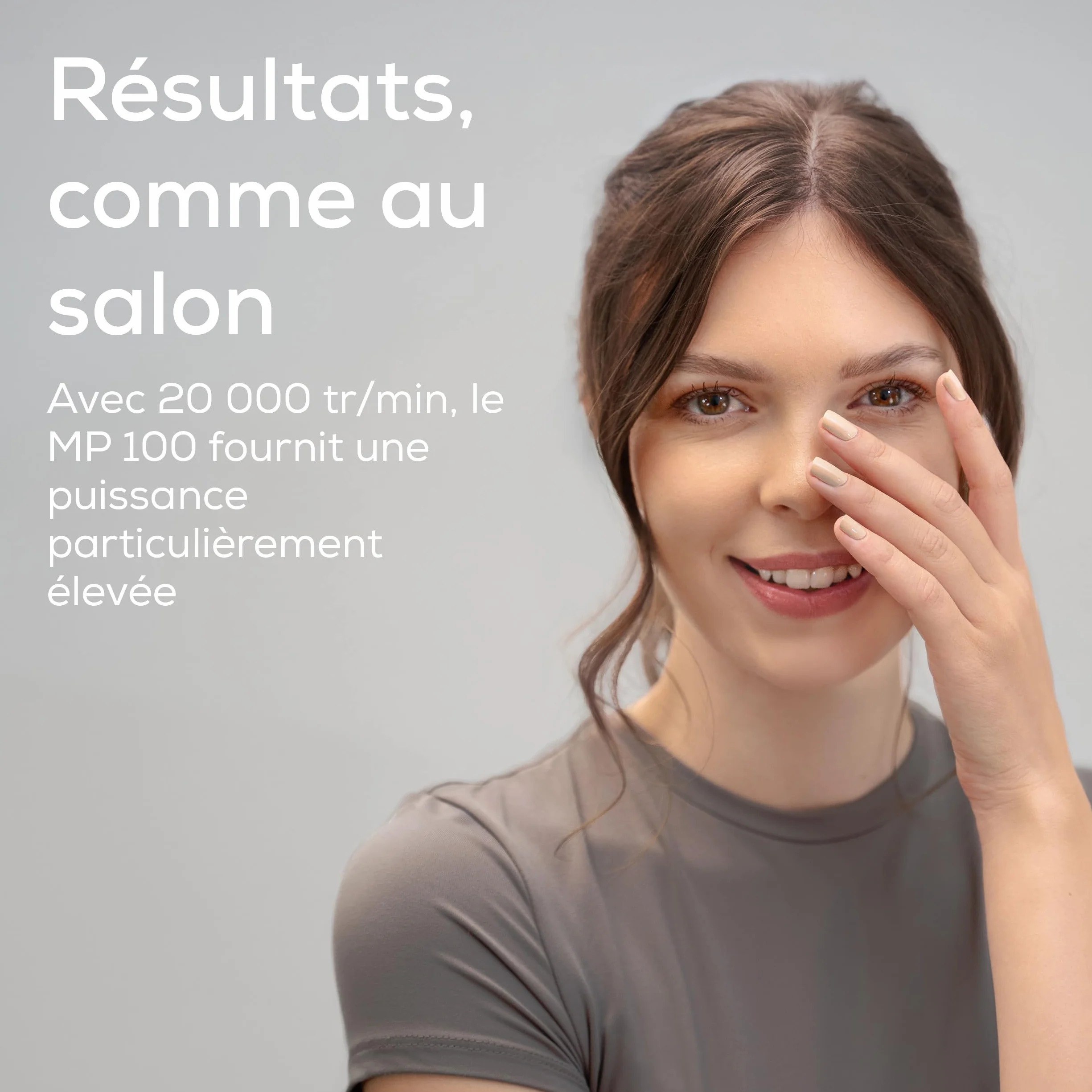 Beurer MP 100 Station professionnelle de manucure pédicure ponceuse ongles 10 embouts saphir feutre protection poussière 20.000 tr/min