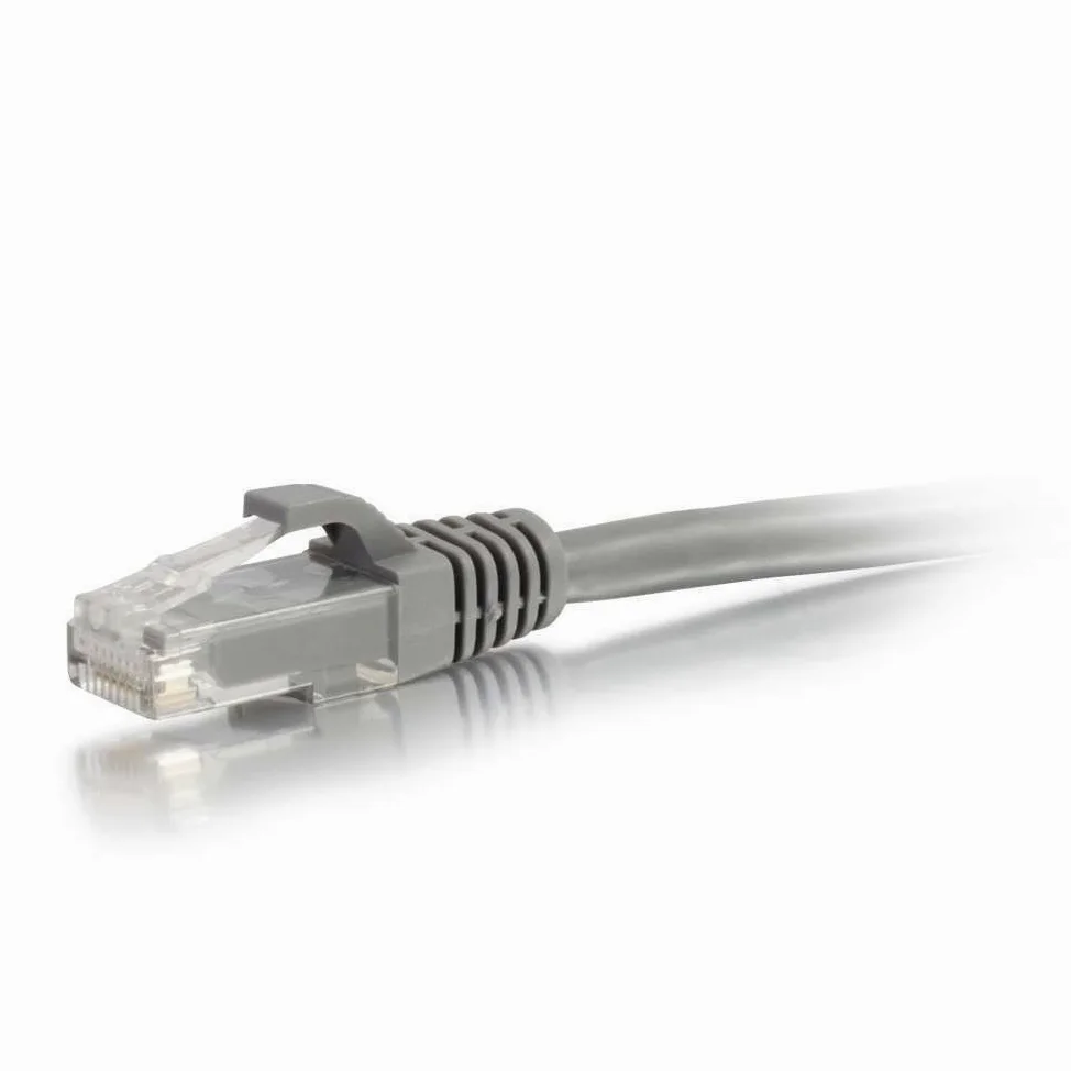 C2G 83373 Câble de raccordement sans accroc Cat6 550 MHz 15 m Gris