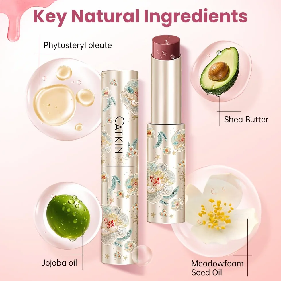 CATKIN Baume à Lèvres Teinté Gloss Repulpant Hydratant 3.4g