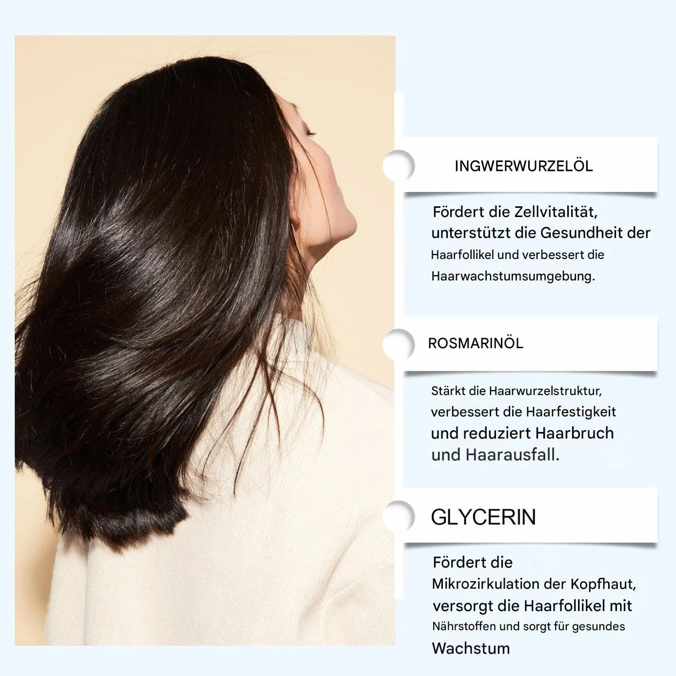 Sérum de croissance des cheveux 25 ml Stylo nourrissant Solution rouleau soin cuir chevelu
