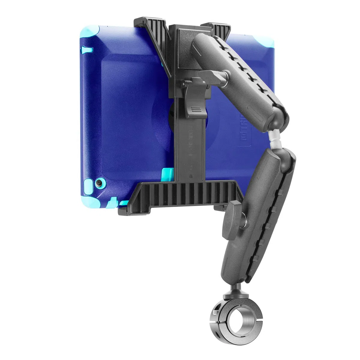 iBolt TabDock Support d'accessibilité Poteau/Poteau/Rail/Guidon pour Fauteuil roulant/Équipement d'exercice, etc. Convient pour tablettes 7-10" (iPad, Samsung Galaxy Tab)