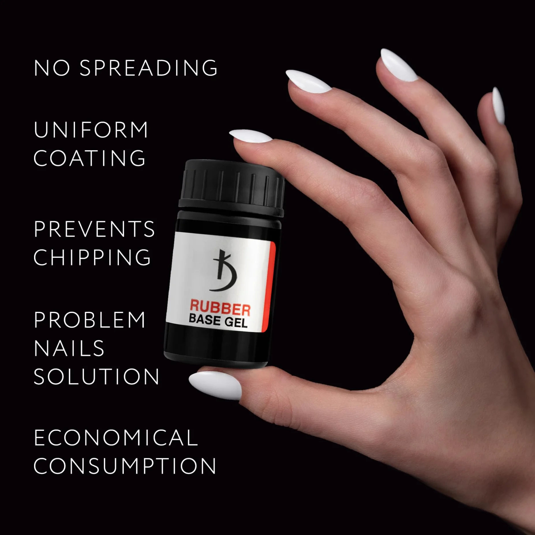 Kodi Professional Rubber Base Gel Base Coat UV LED 14 ml Vernis Semi Permanent