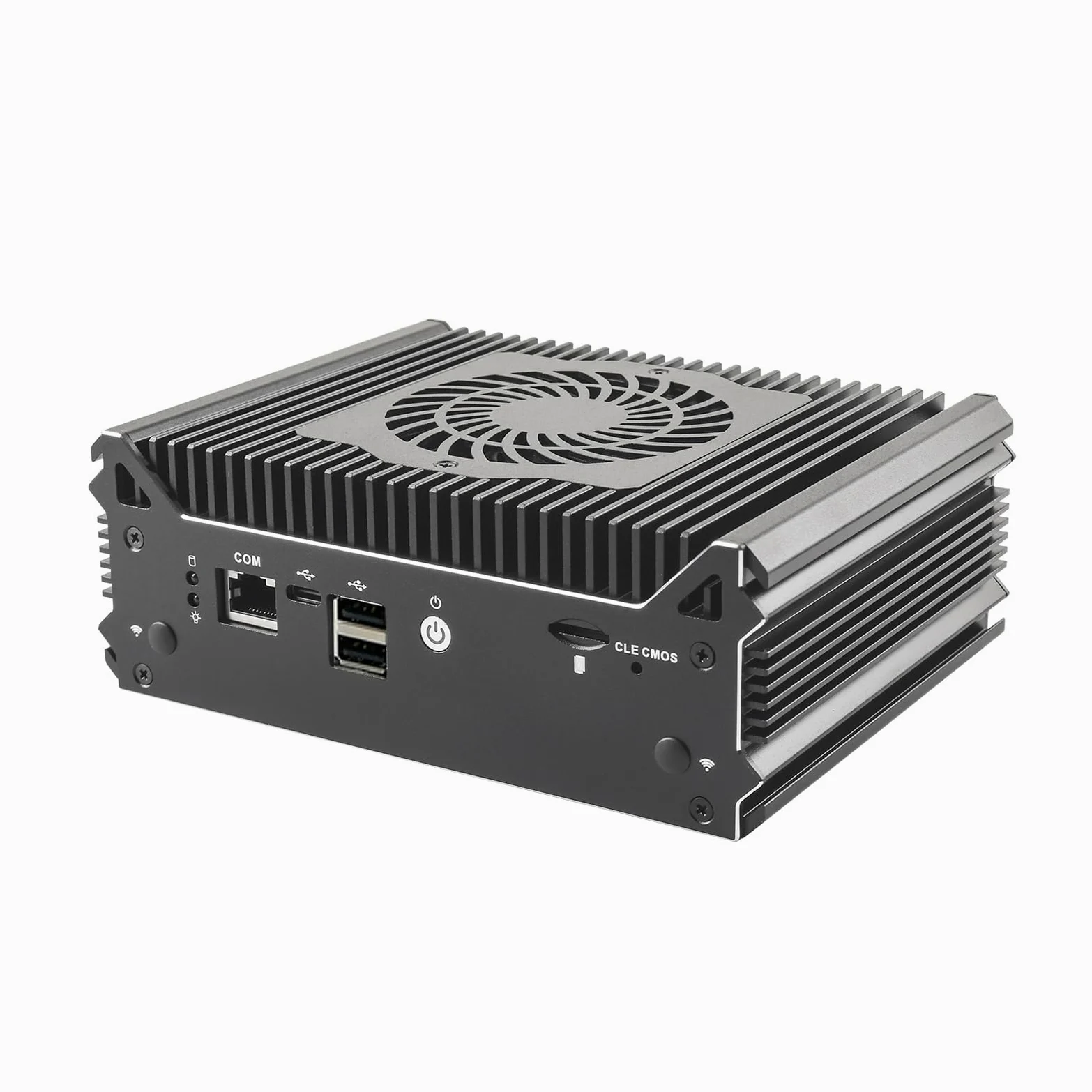 Micro Firewall Appliance, Mini PC, PFSense, Mikrotik, OPNsense,VPN, Router PC, I5 8250U, RS59, AES-NI, 4 x 2.5GbE I226-V LAN, COM, HDMI, DP, Type-C, 16G RAM, 256G SSD