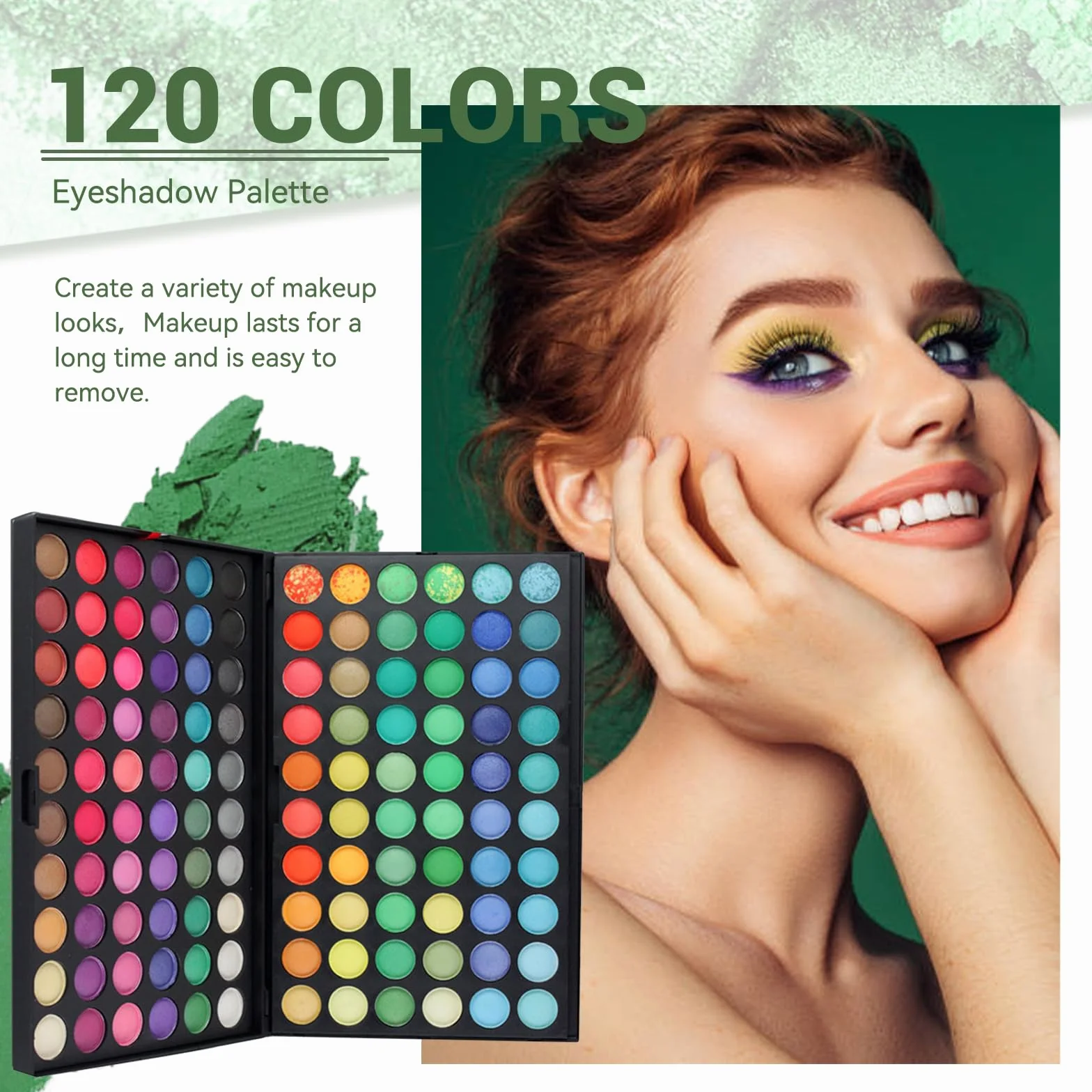 Palette Fards à Paupières 120 Couleurs - Palettes de Maquillage Yeux Professionnel
