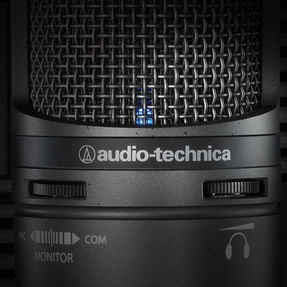 Audio-Technica 2020USB+ Microphone Cardioïde à Électret (connexion USB) Gris Foncé