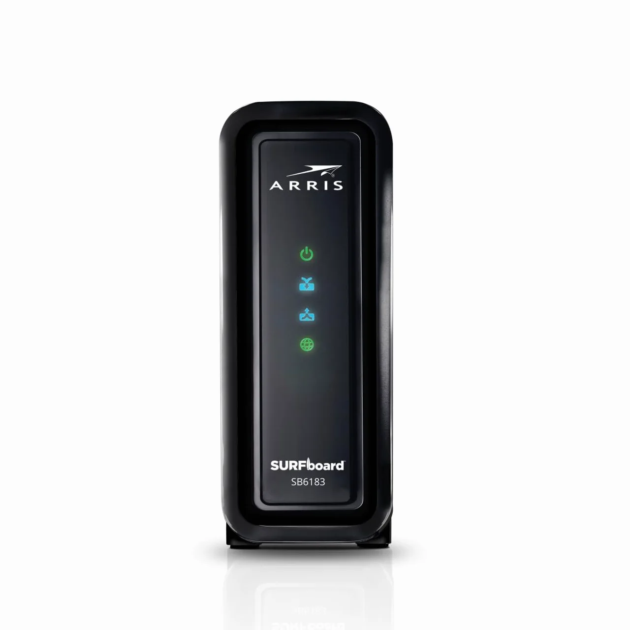 ARRIS SB6183 Modem câble – Modem câble DOCSIS 3.0 16 x 4 Gigabit Rapide, pour Comcast Xfinity, Cox, Spectrum et Plus, Port 1 Gbit/s, Vitesse Internet maximale de 400 Mbit/s
