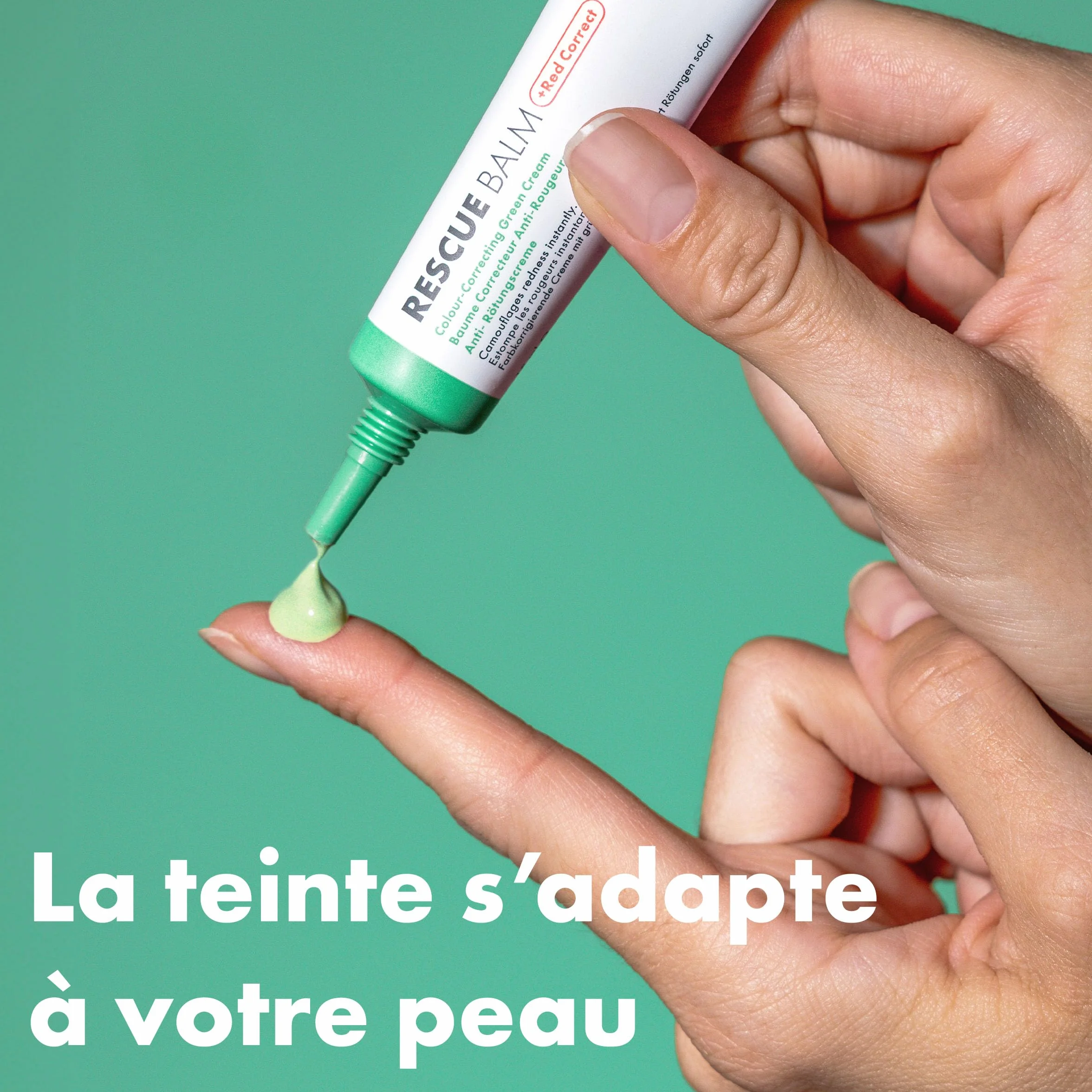 Hero Cosmetics Rescue Balm Red Correct Baume Correcteur Anti-Rougeurs Atténue les rougeurs 15 mL