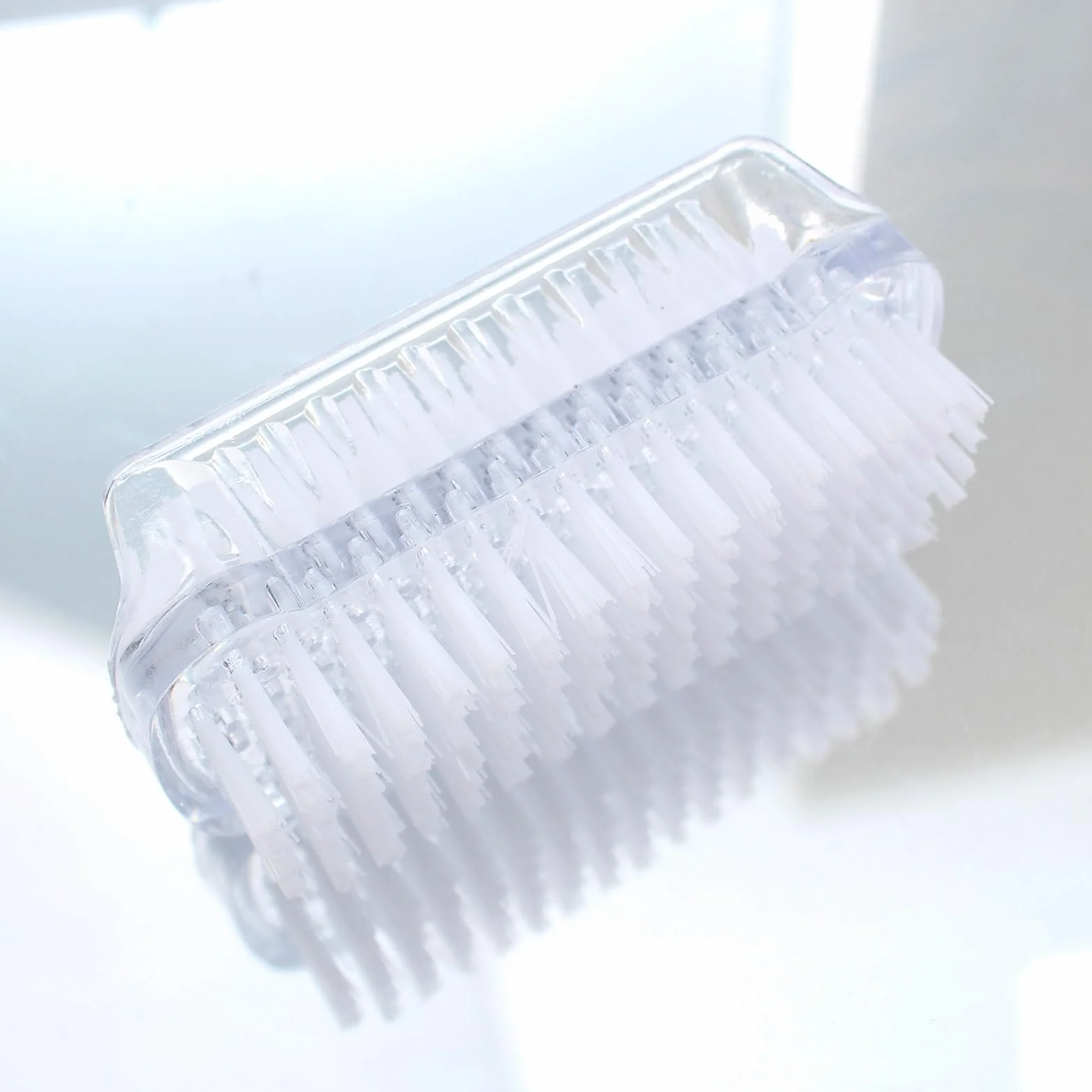 Brosse à Ongles Double Face Lot de 2 Blanc Nettoyage Ongles
