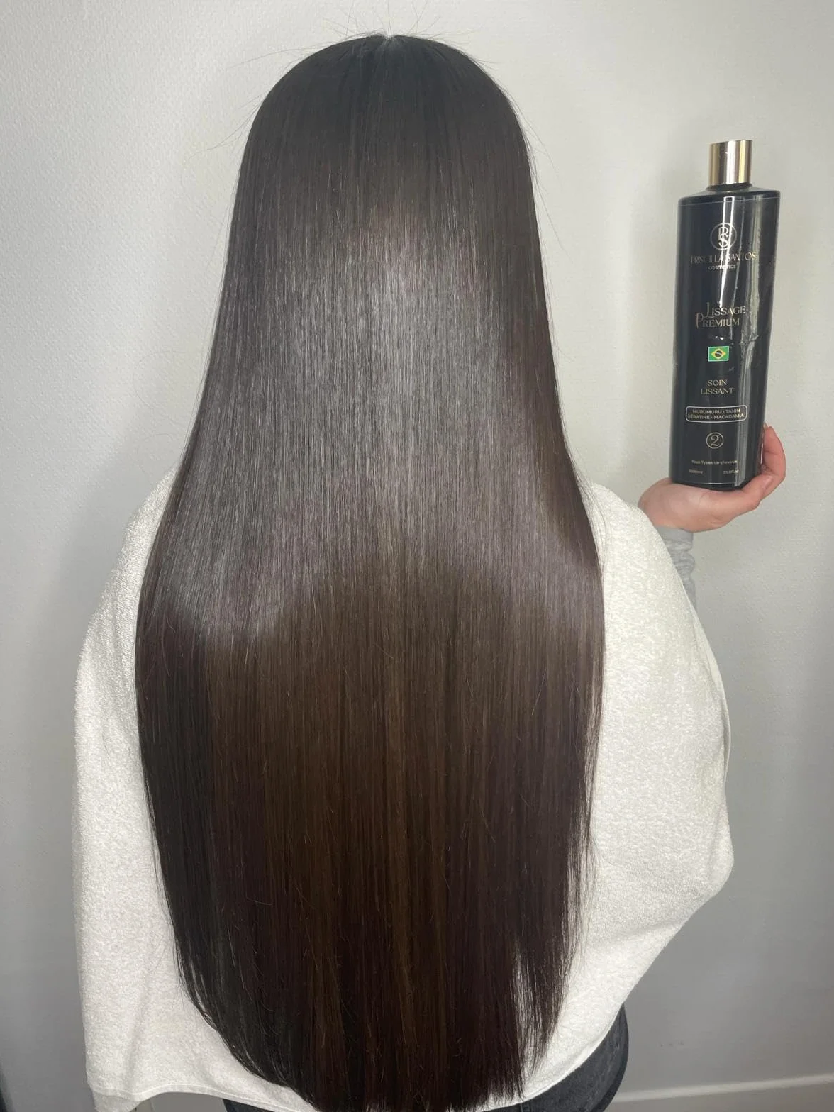 Lissage Premium 3 en 1 Professionnel Sans Formol 1L - Tanin, Kératine, Beurre de Murumuru & Huile de Macadamia