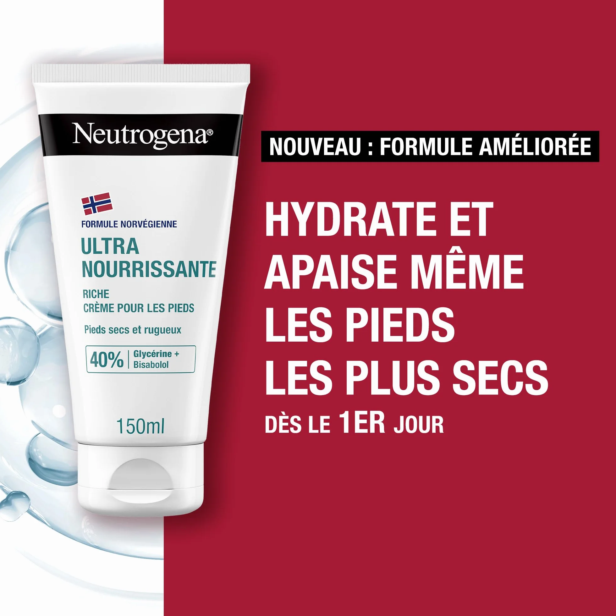 Neutrogena Crème Pieds Nutrition Intense Formule Norvégienne 150 ml