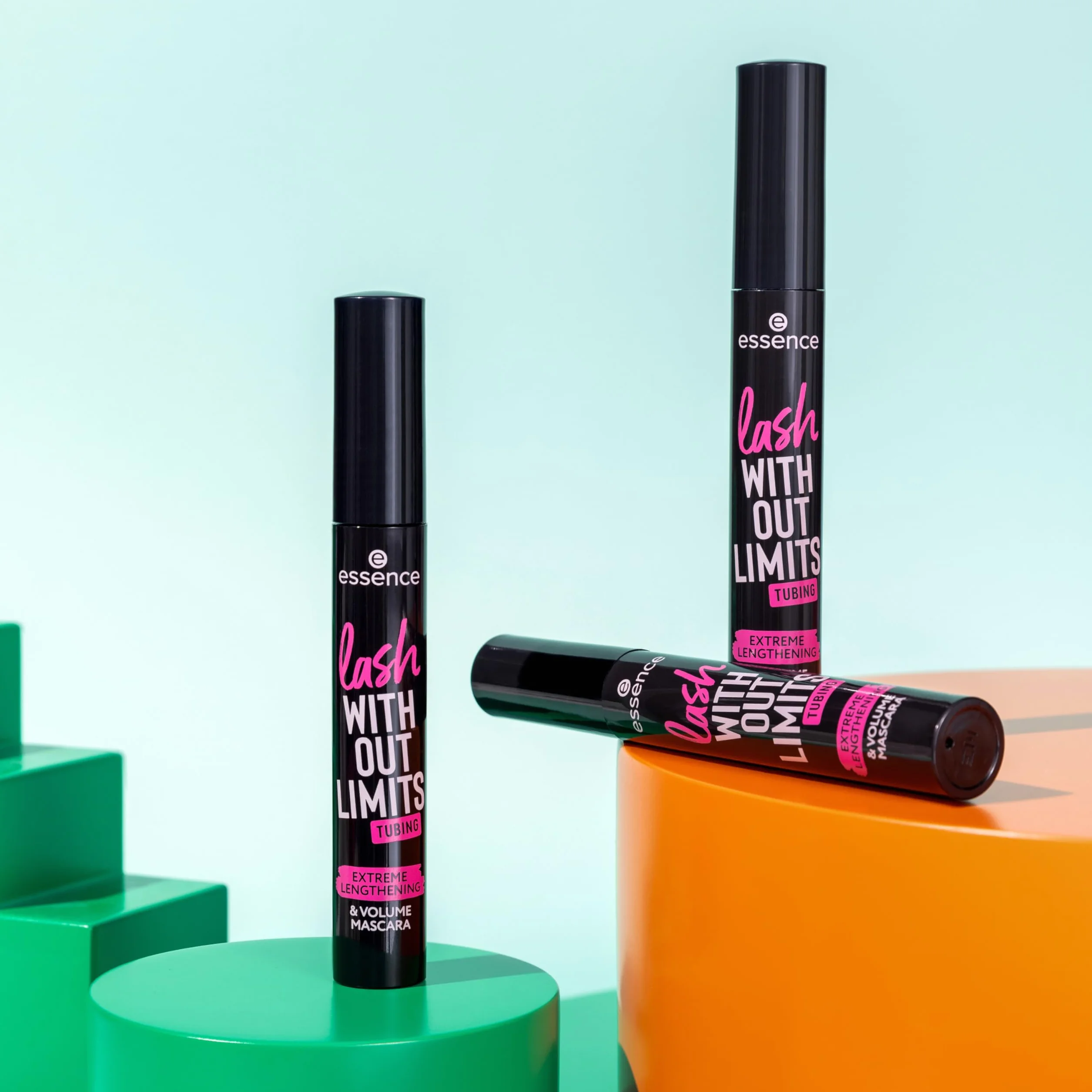 essence lash WITHOUT LIMITS TUBING Extreme Lengthening & Volume Mascara volume et longueur extrêmes, 13ml