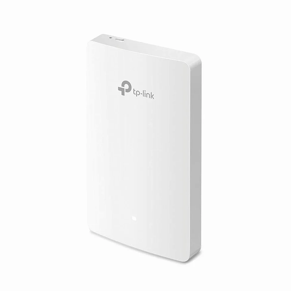 TP-Link AX1800 Dual Band Gigabit Wall Plate Wi-Fi 6 Access Point, Power over Ethernet (802.3 af/at), System Requirements Microsoft Windows XP/7/8/10 and Vista, Easily Mount to Wall (EAP615-Wall)