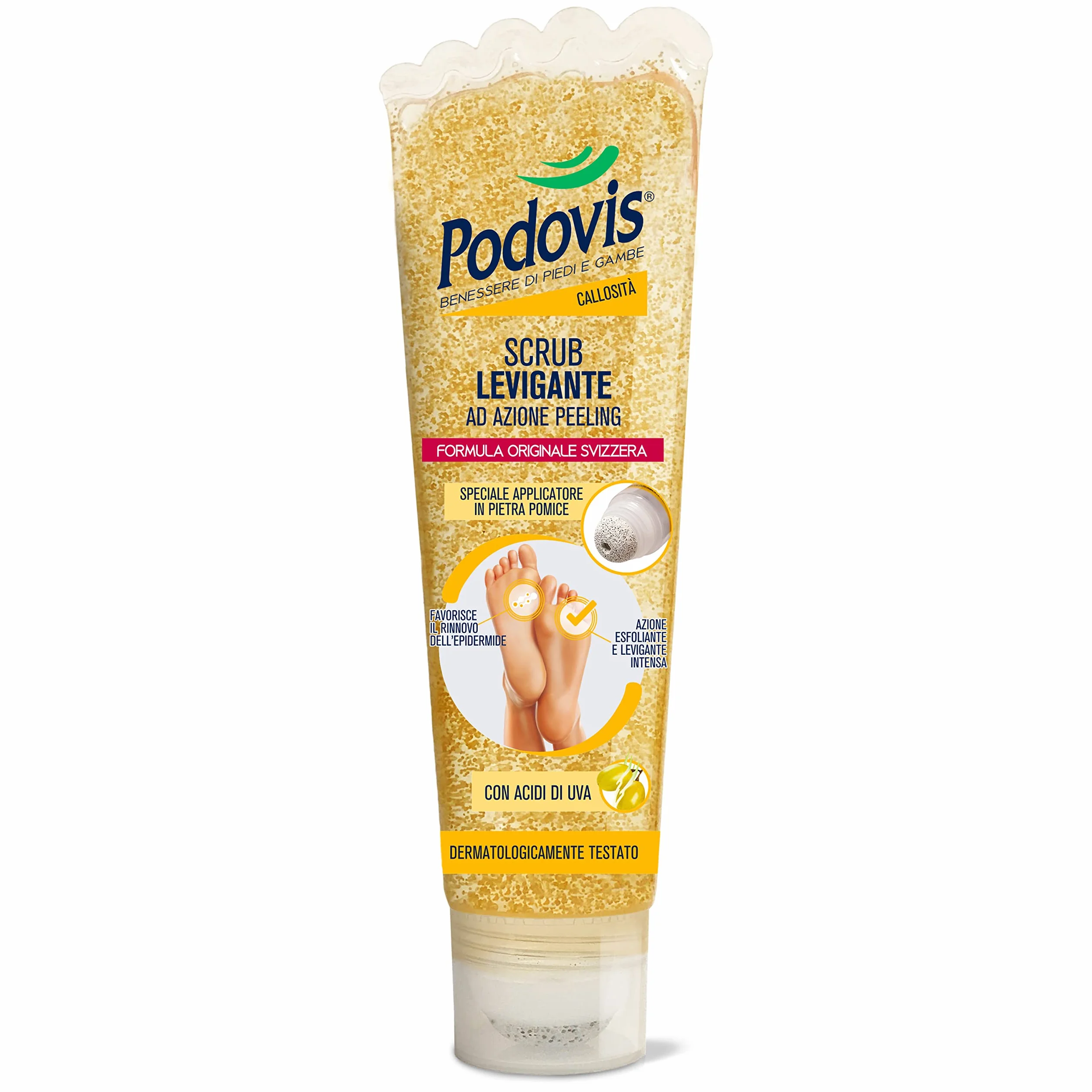 Podovis Ligne Callosité Gommage Peeling Renouvellement Épiderme