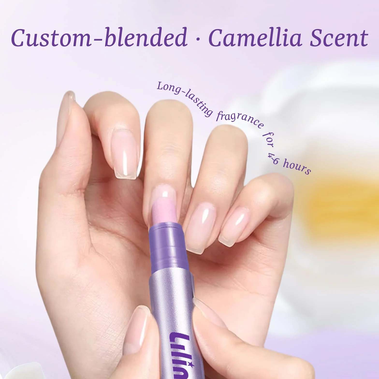 Huile pour Cuticules à la Camélia Stylo de Soin pour les Ongles Hydratant Réparateur Fortifiant