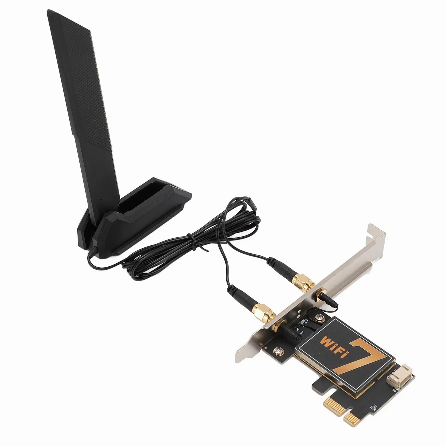 Generic Carte Réseau Fil PCIE Haute Vitesse avec Antenne 12DB et Bluetooth 5.4 pour Ordinateur de Bureau