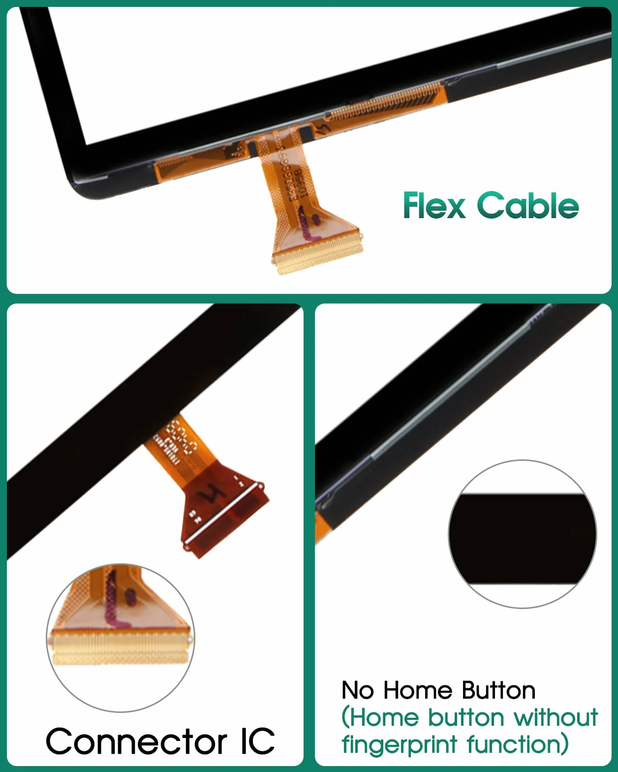 Écran de Remplacement Samsung Galaxy Tab A 10.1 2019 SM-T515 SM-T510 Tactile Numériseur Réparation Noir