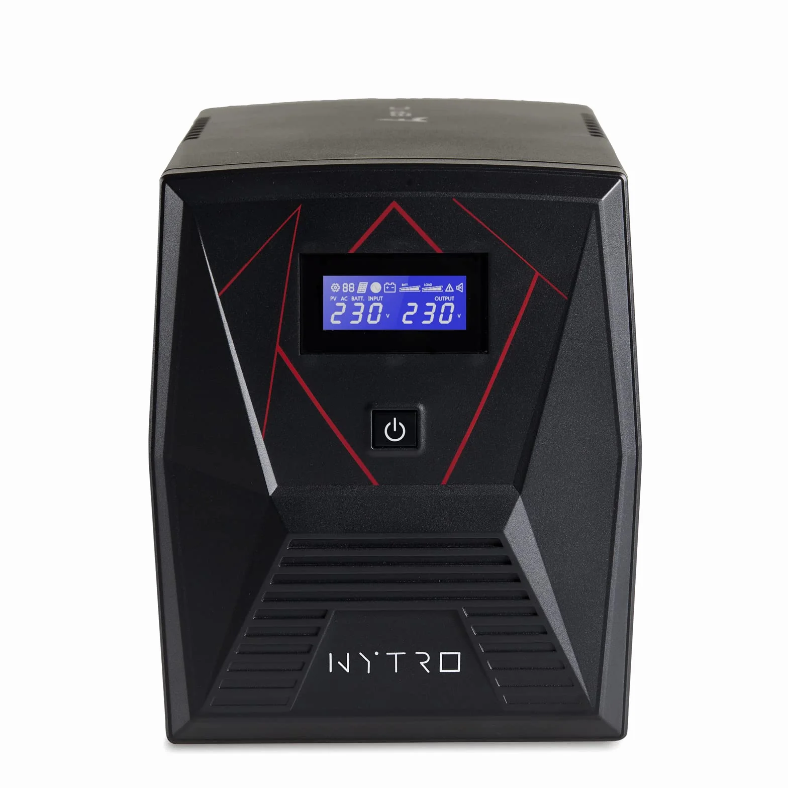 EPYC NYTRO Onduleur Sinusoïdal Pur 1500VA/900Watt UPS PC Jeu Mac Consoles 5 Prises Schuko IEC Écran LCD Line Interactive