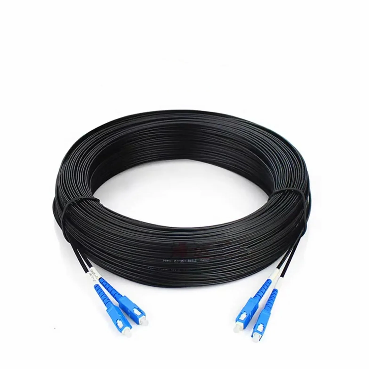 Câble de raccordement à fibre optique 2 conducteurs for intérieur - SC UPC monomode, longueur 250 m/300 m,(White,300M)