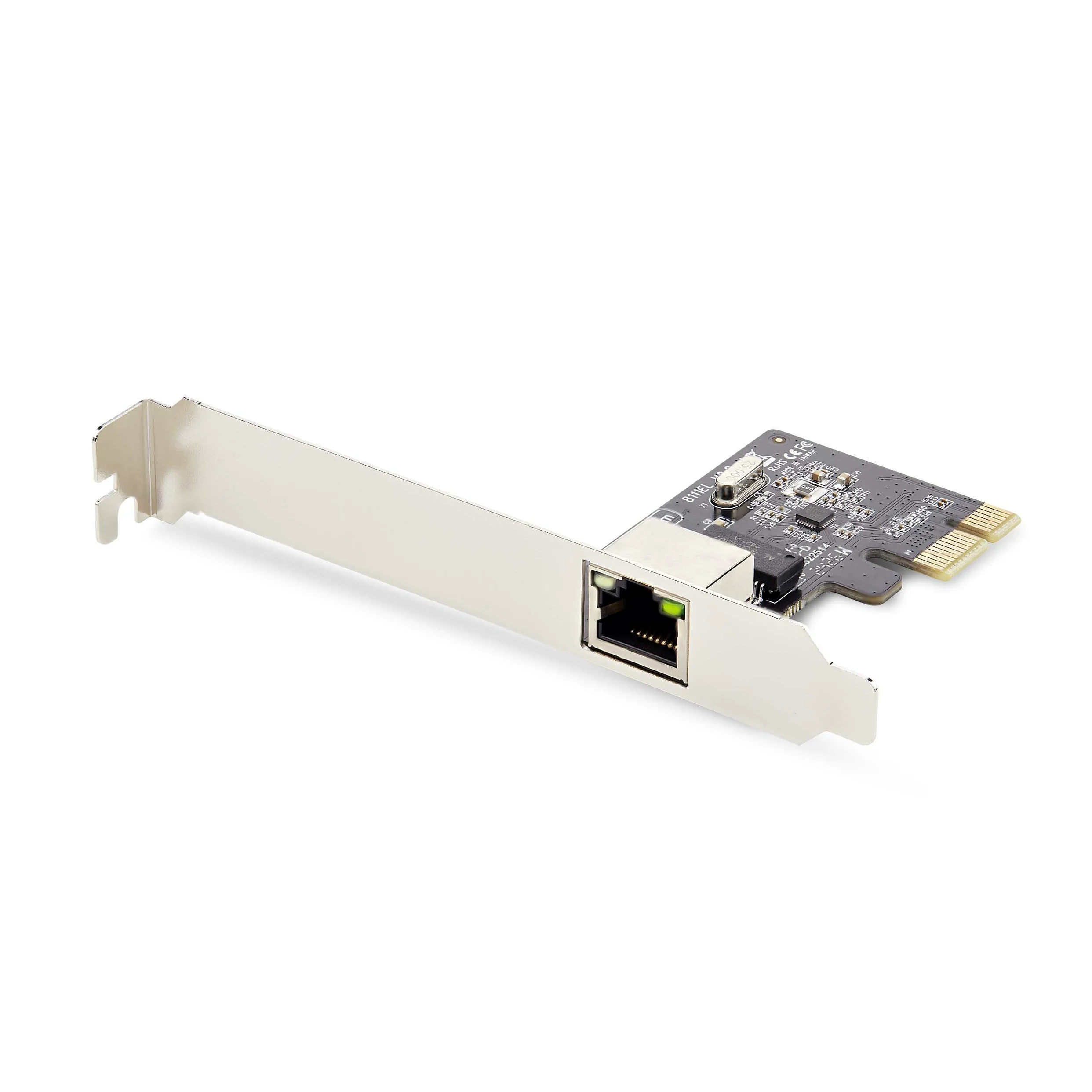 StarTech Carte Réseau PCIe Gigabit 1 Port, Realtek RTL8111H (ST1000SPEX2T) | Carte LAN PCI Express, 10/100/1000Mbps, NIC, Wake-on-LAN