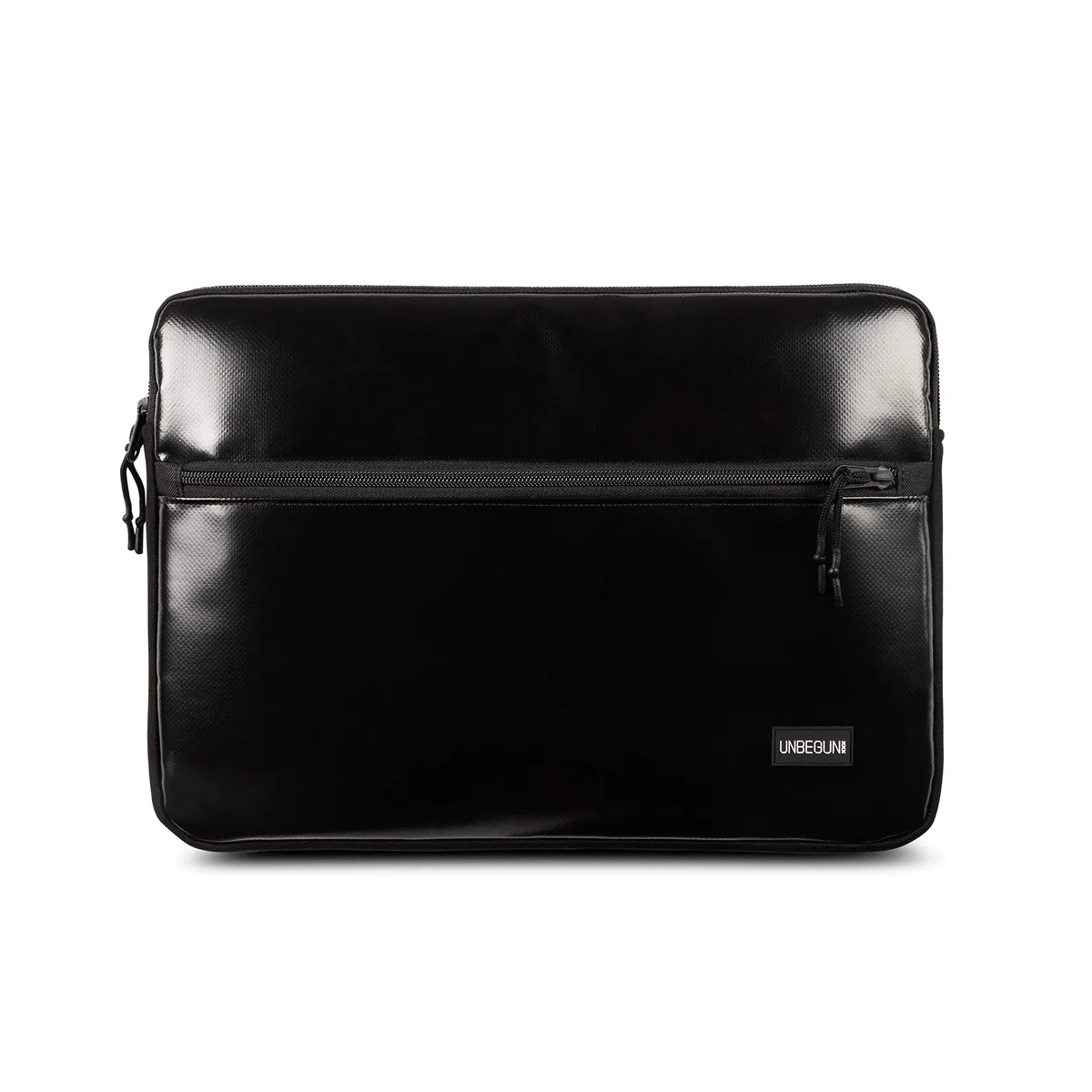 Étui pour MacBook Pro 13 avec compartiment (en tissu upcycle) - Housse pour ordinateur portable noire pour MacBook Pro 13" (2018/2019/2020)