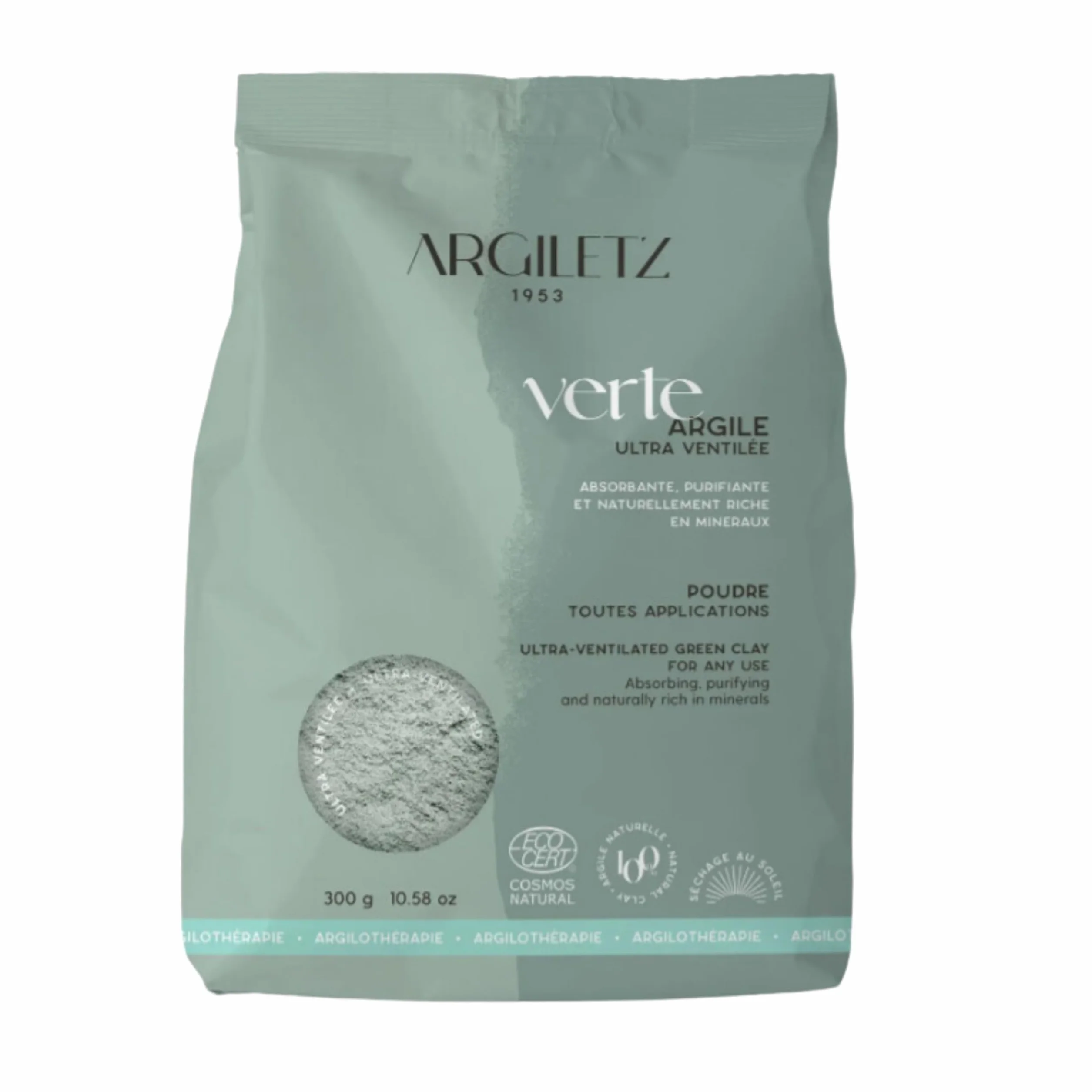 Argiletz Argile Verte Poudre Ultra Ventilée 300g