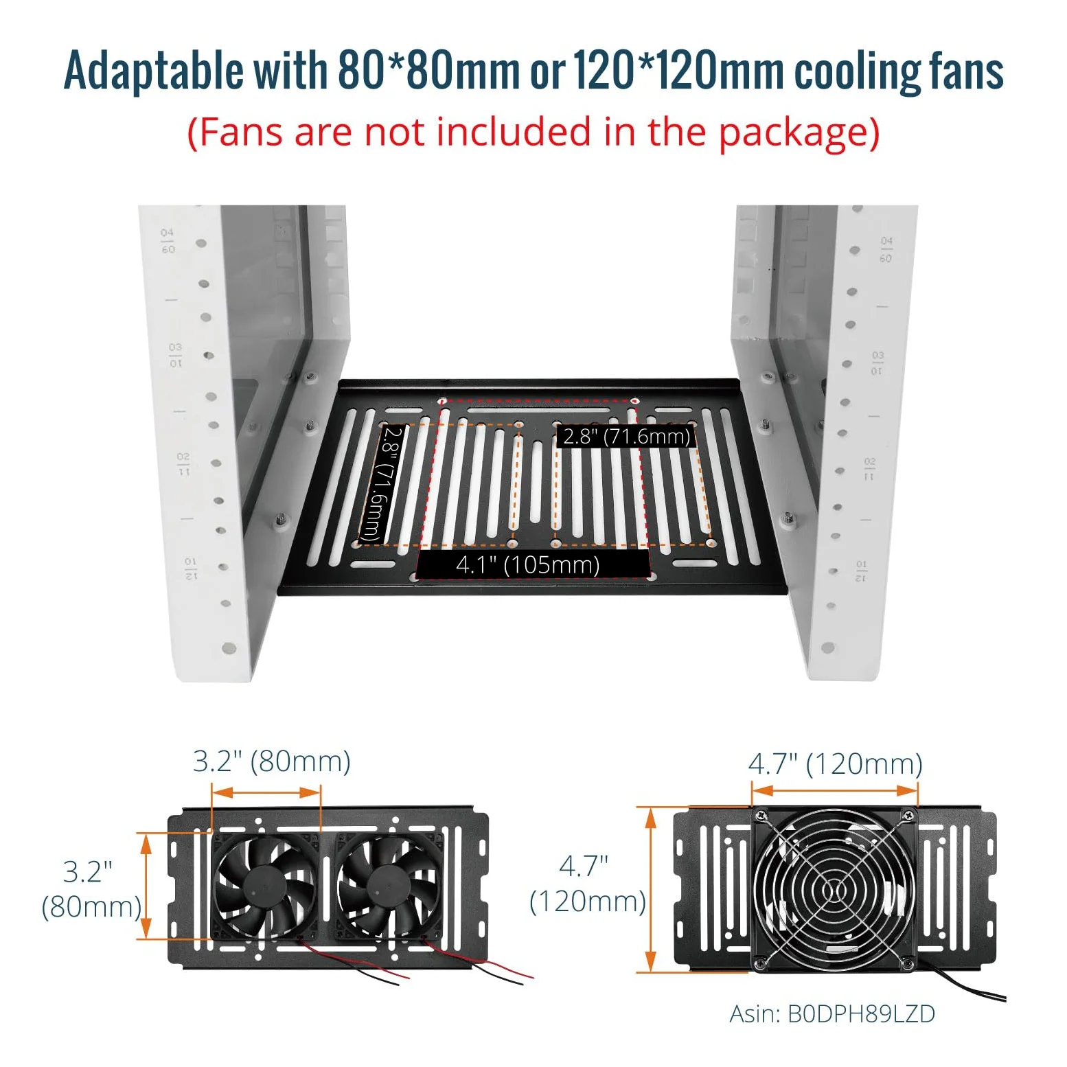 Tecmojo Rack réseau 4U, mini rack de serveur de 25,4 cm avec 2 panneaux translucides latéraux et 2 poignées supérieures, profondeur de 20 cm, pour équipement informatique et appareils A/V de 25,4 cm