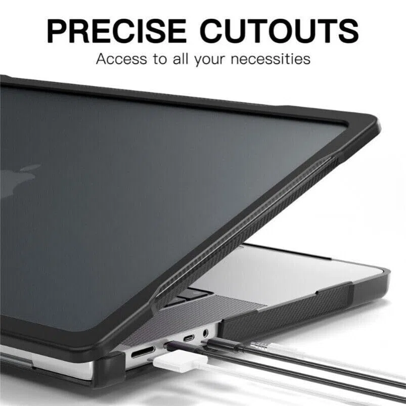 Coque pour MacBook Pro 13 pouces (M1, 2020) A2338 (couleur : rose chaud/transparent) Étui à rabat antichoc