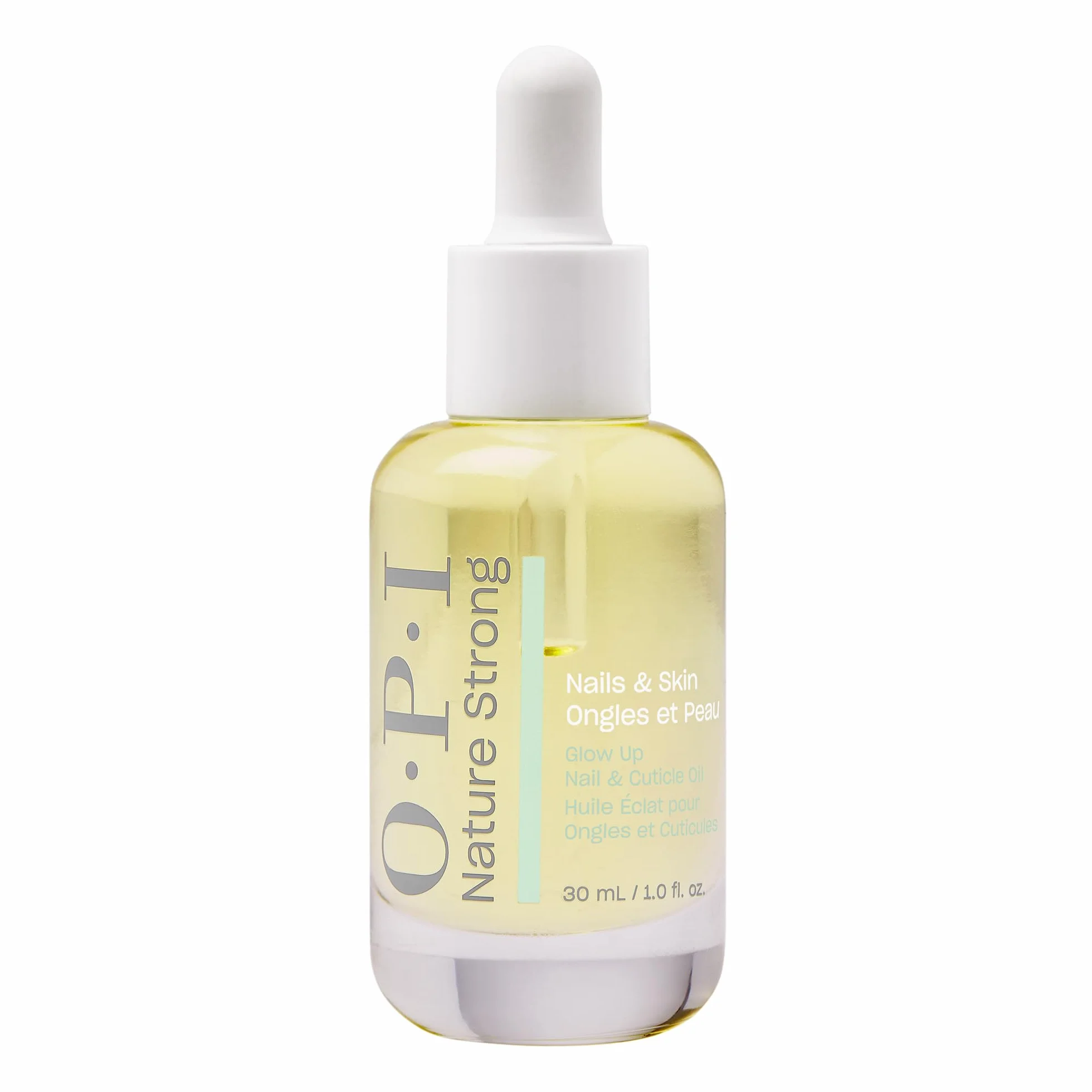 OPI Nature Strong Huile Ongles & Cuticules Glow Up – Vitamine E, Origine Naturelle – 30 ml