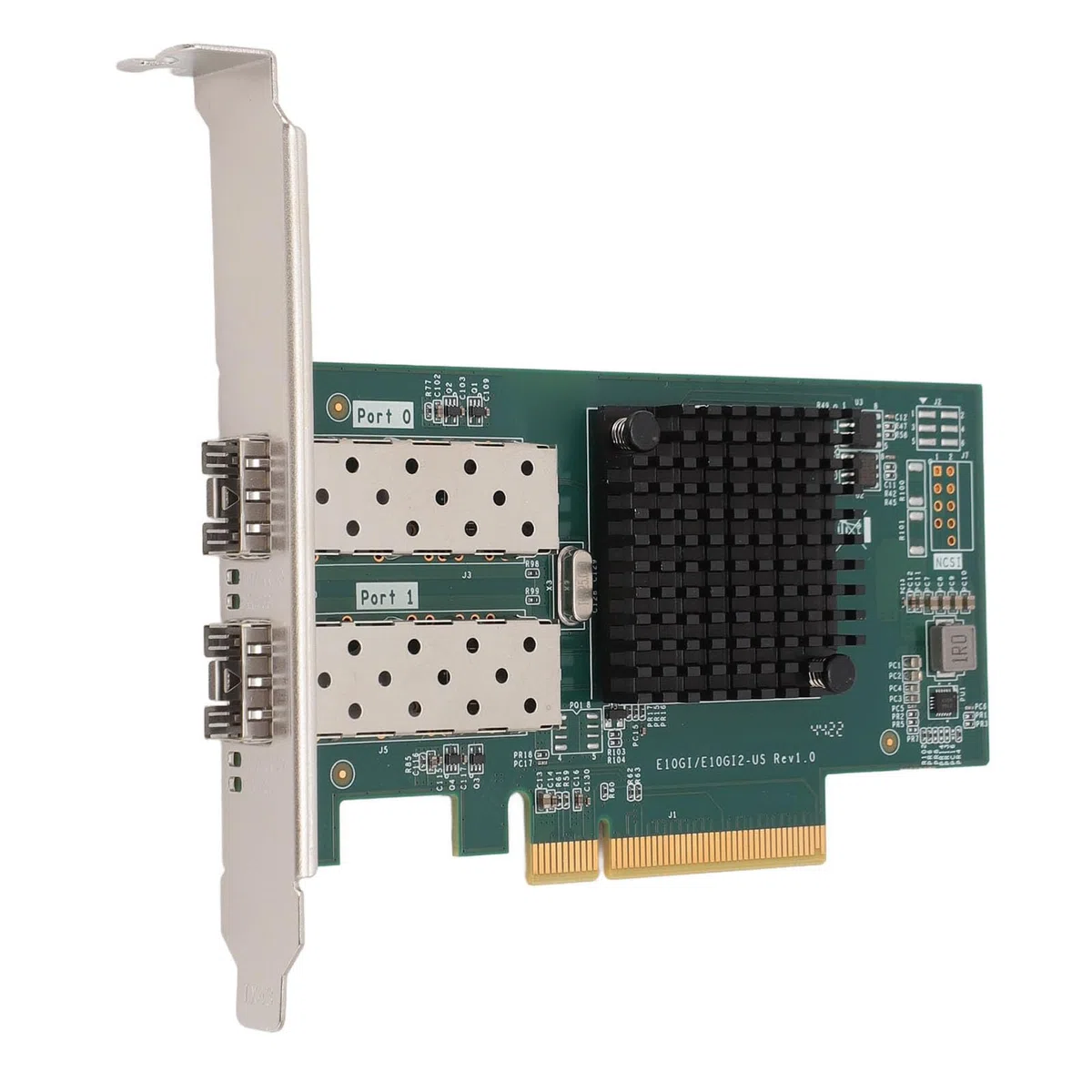 Fabater Carte Réseau Gigabit Ethernet PCI-E, Carte Réseau Gigabit Anti-interférence à Double Port pour Ordinateur de Bureau