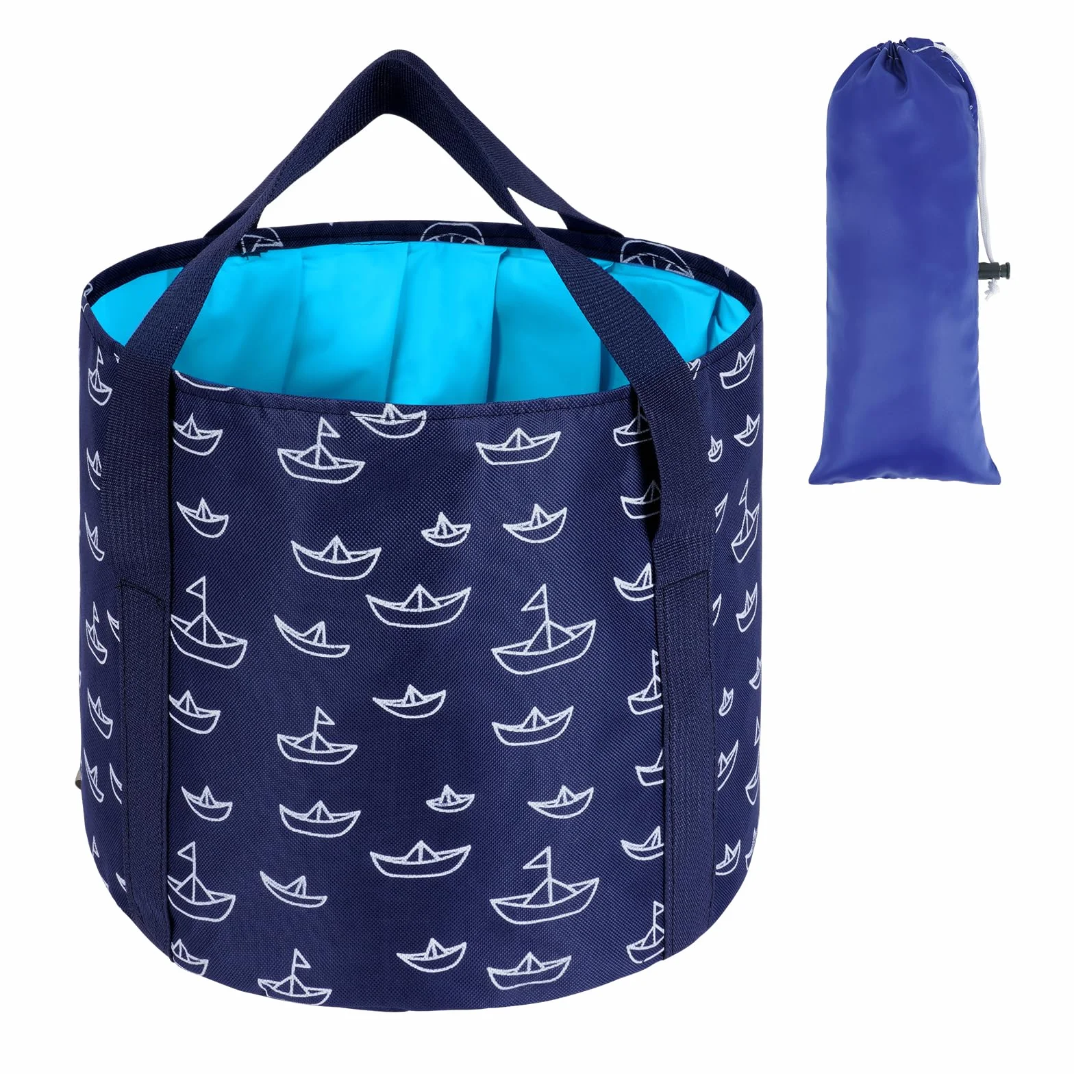 Flintronic Seau Pliable Tremper Pieds 25L Portable Bain Pieds Multifonctionnel Bassin Lavage Pliante Pêche Camping Voyage