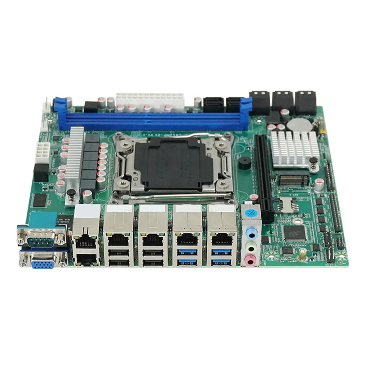 Serveurs Cartes mères avec 10 RAID SATA, deux processeurs 6 x 2,5 Go Ethernet pour réseau, stockage, routeurs, cartes mères