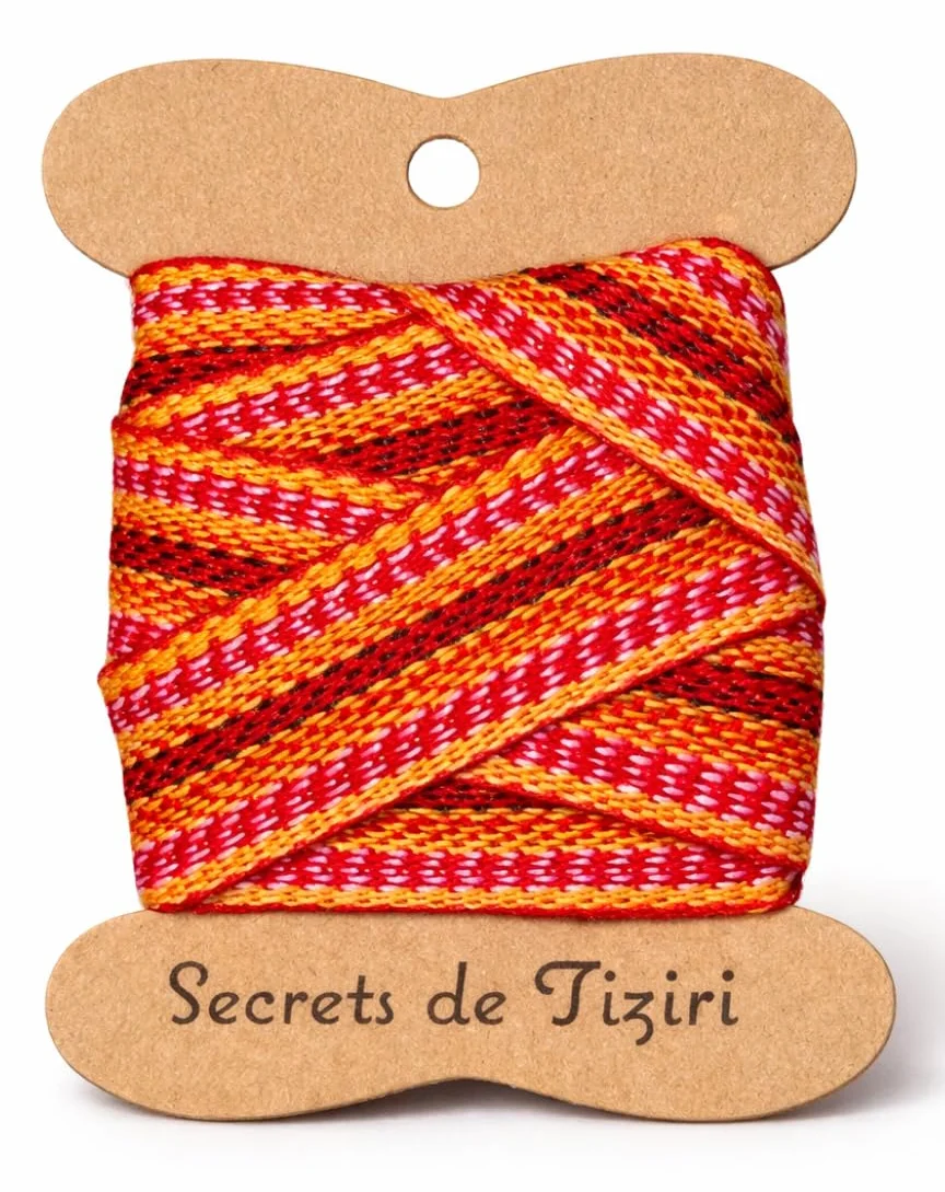 Kardoune Authentique Kabyle 3m 5m Enrouleur Inclus Ruban Protecteur Lisseur sans Chaleur Soin Naturel Anti-Frisottis Anti-Casse