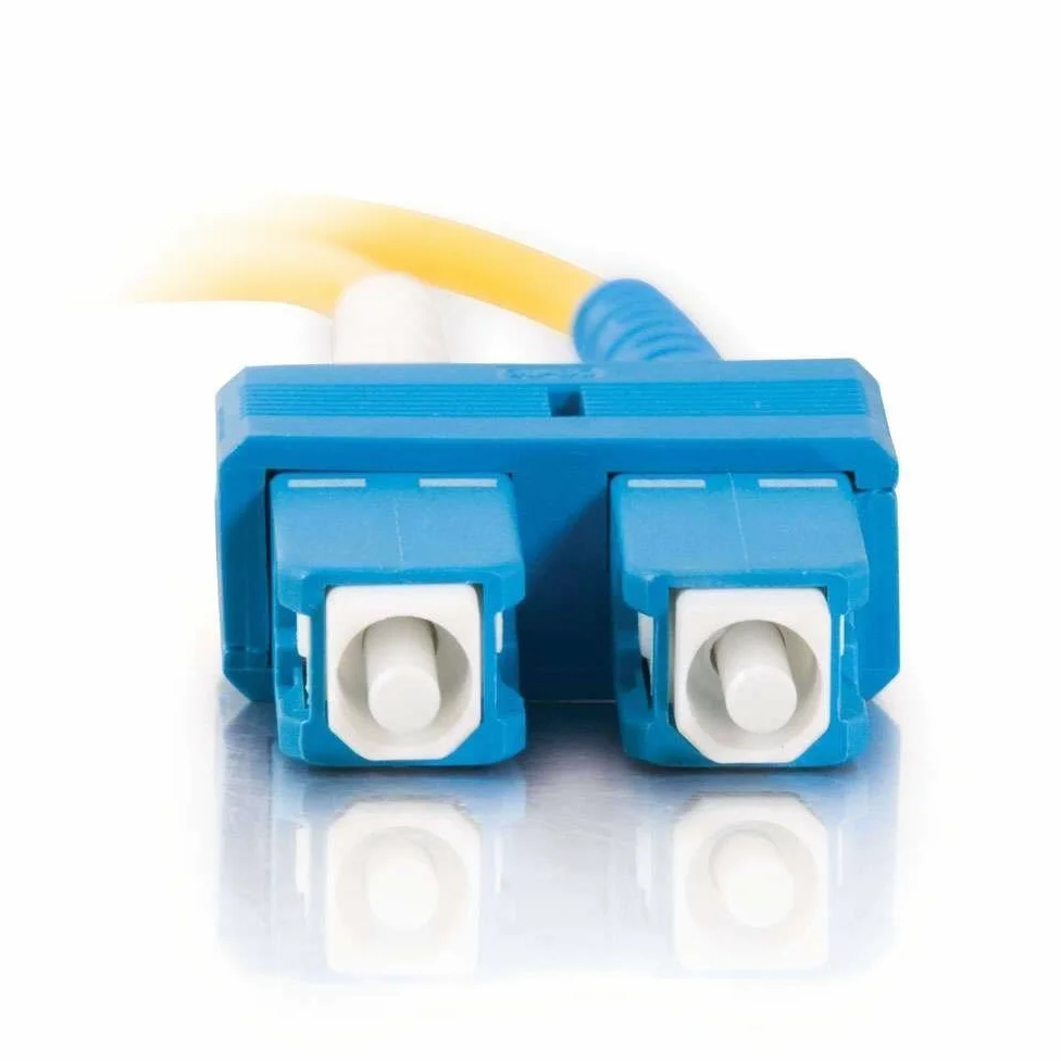 C2G 85568 Câble fibre optique SC/SC LSZH Duplex 9/125 SM 1 m Multicolore