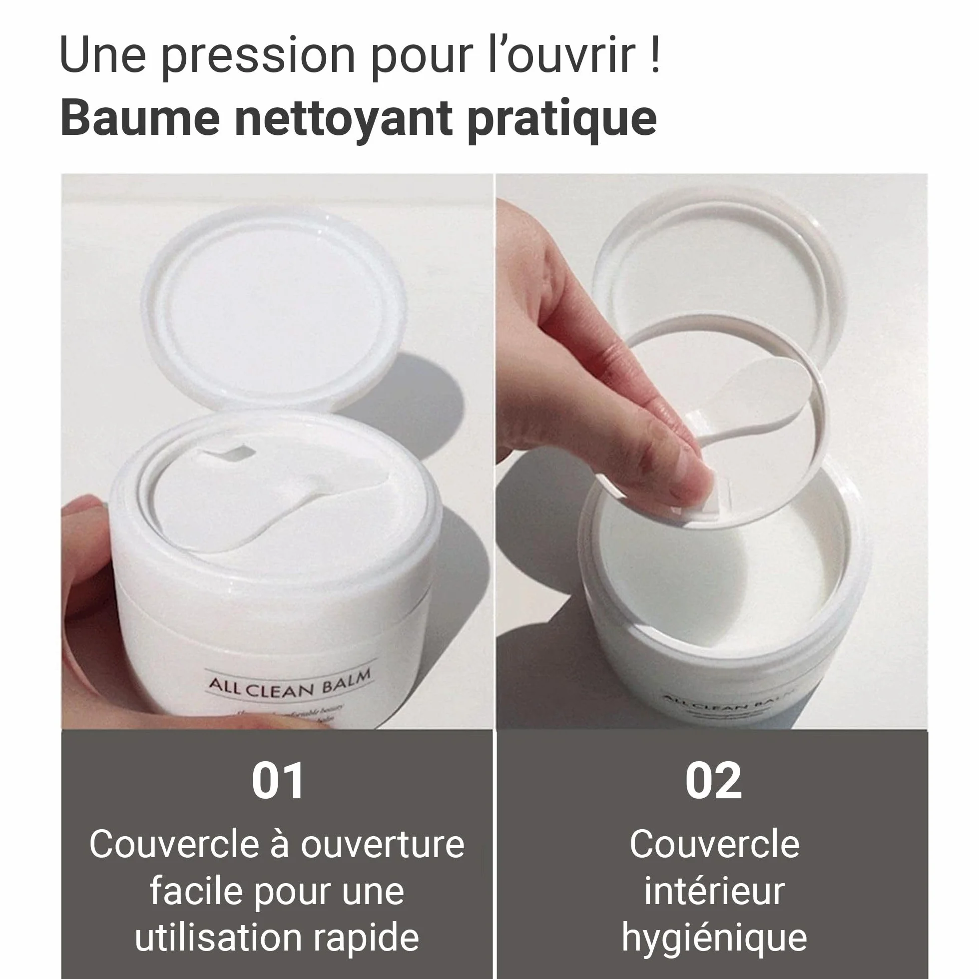 HEIMISH All Clean Balm 120ml - Baume nettoyant multi-usages démaquillant visage