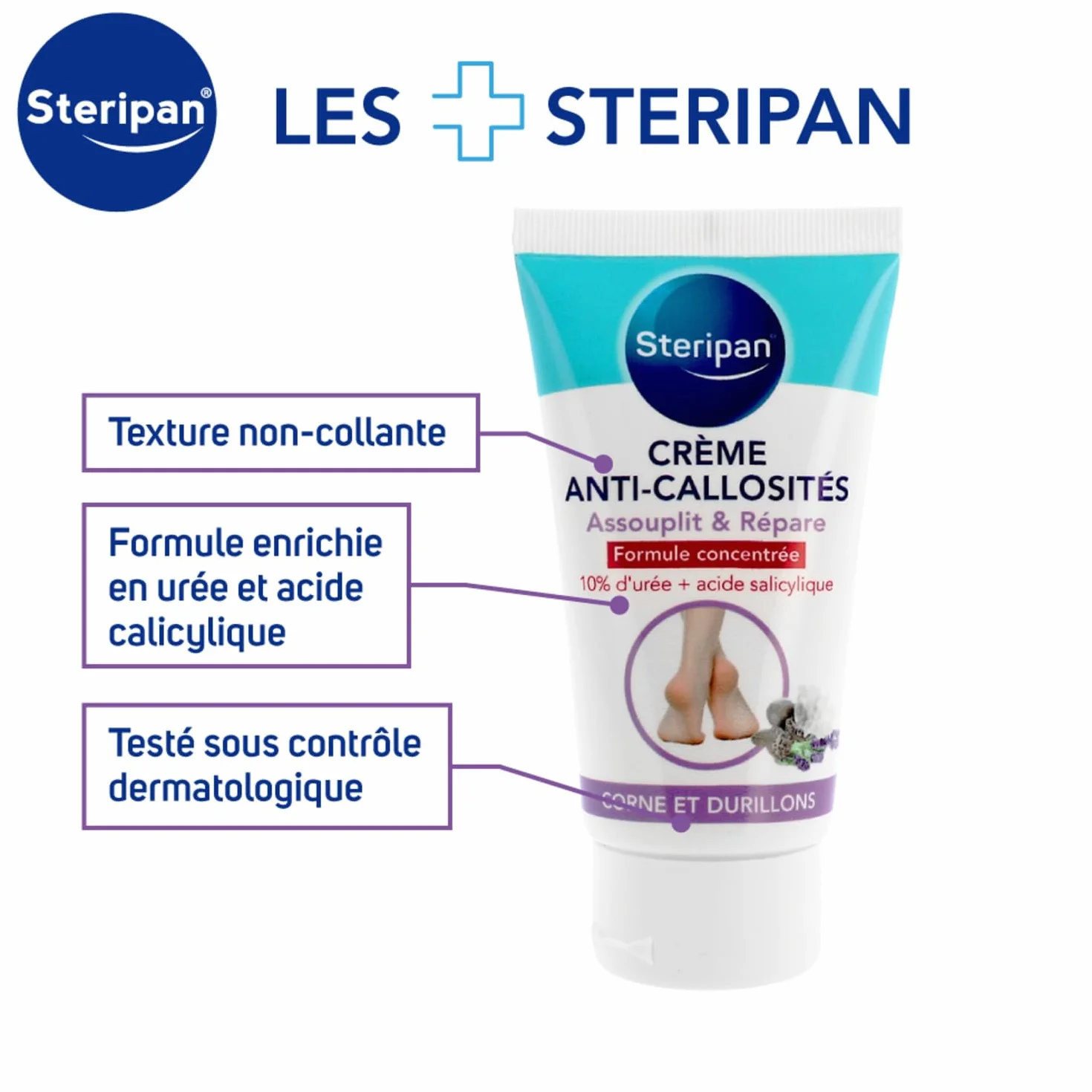 Crème Anti-Callosités 10% Urée Acide Salicylique 75ml