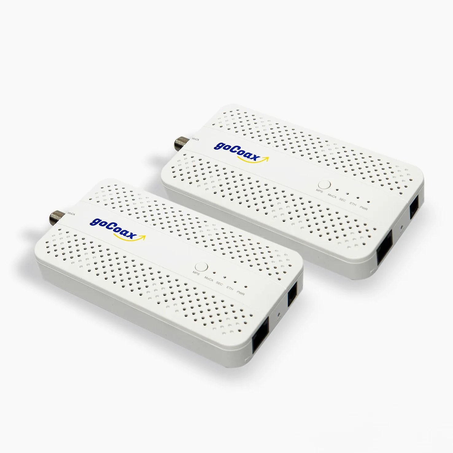 goCoax Adaptateur MoCA 2.5 avec Port Ethernet 2,5 GbE. MoCA 2.5. 1 Port 2,5 GbE. Fournit Une Bande passante de 2,5 Gbps avec Les câbles coaxiaux existants. Blanc (Lot de 2, MA2500D)…