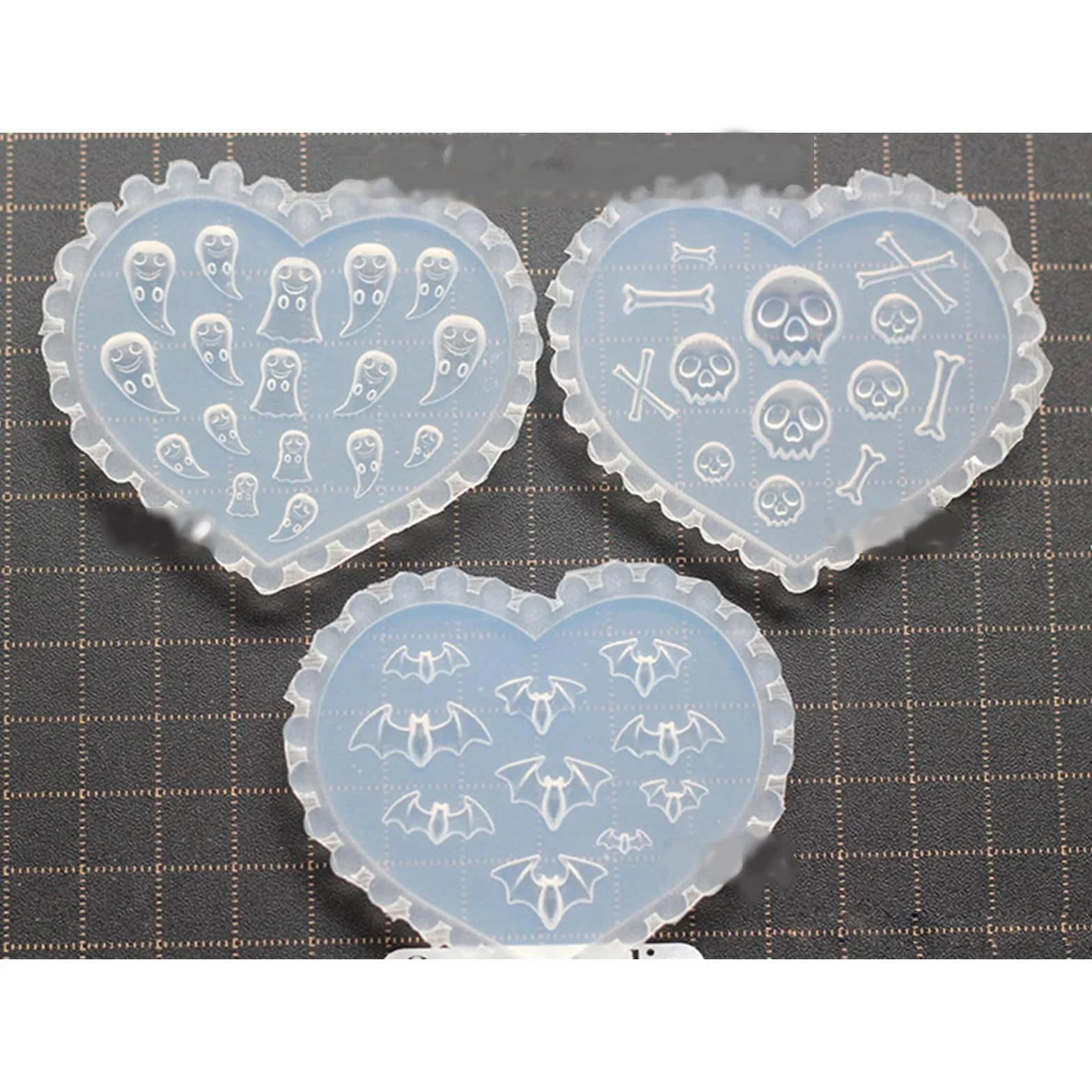 Moule en silicone Halloween résine époxy artisanat décoratif bijoux beauté